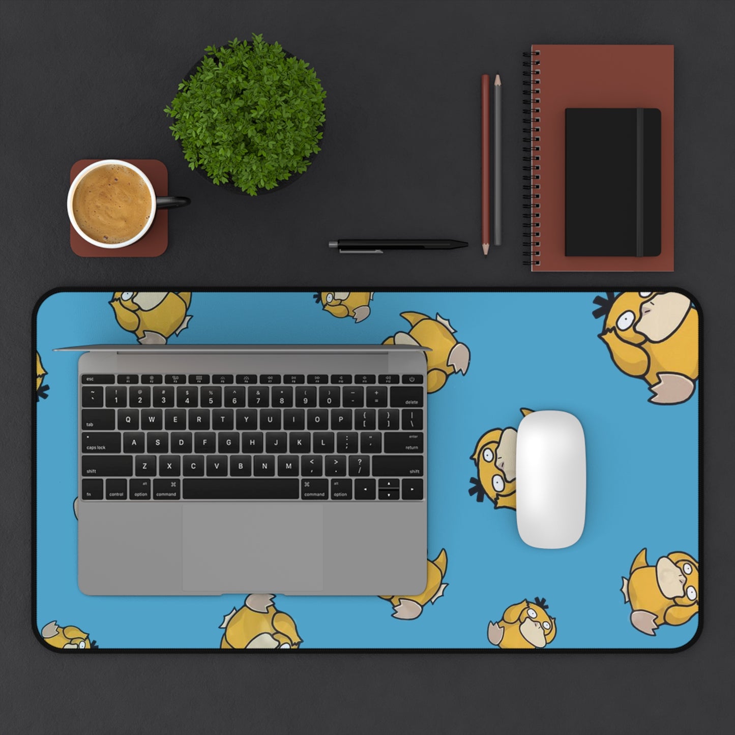 Anime Psyduck Desk Mat