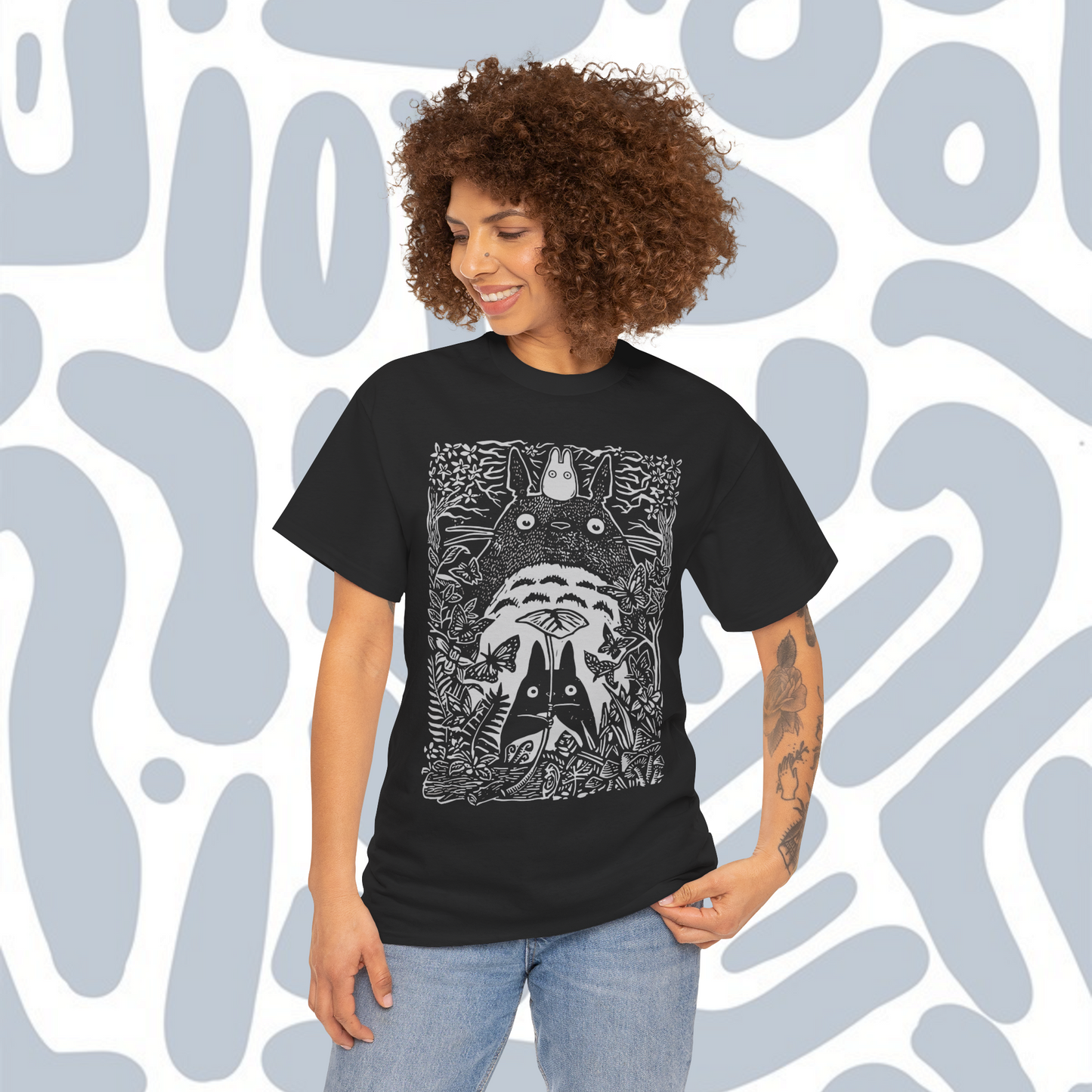 Totoro T-Shirt, Funny Unisex tee