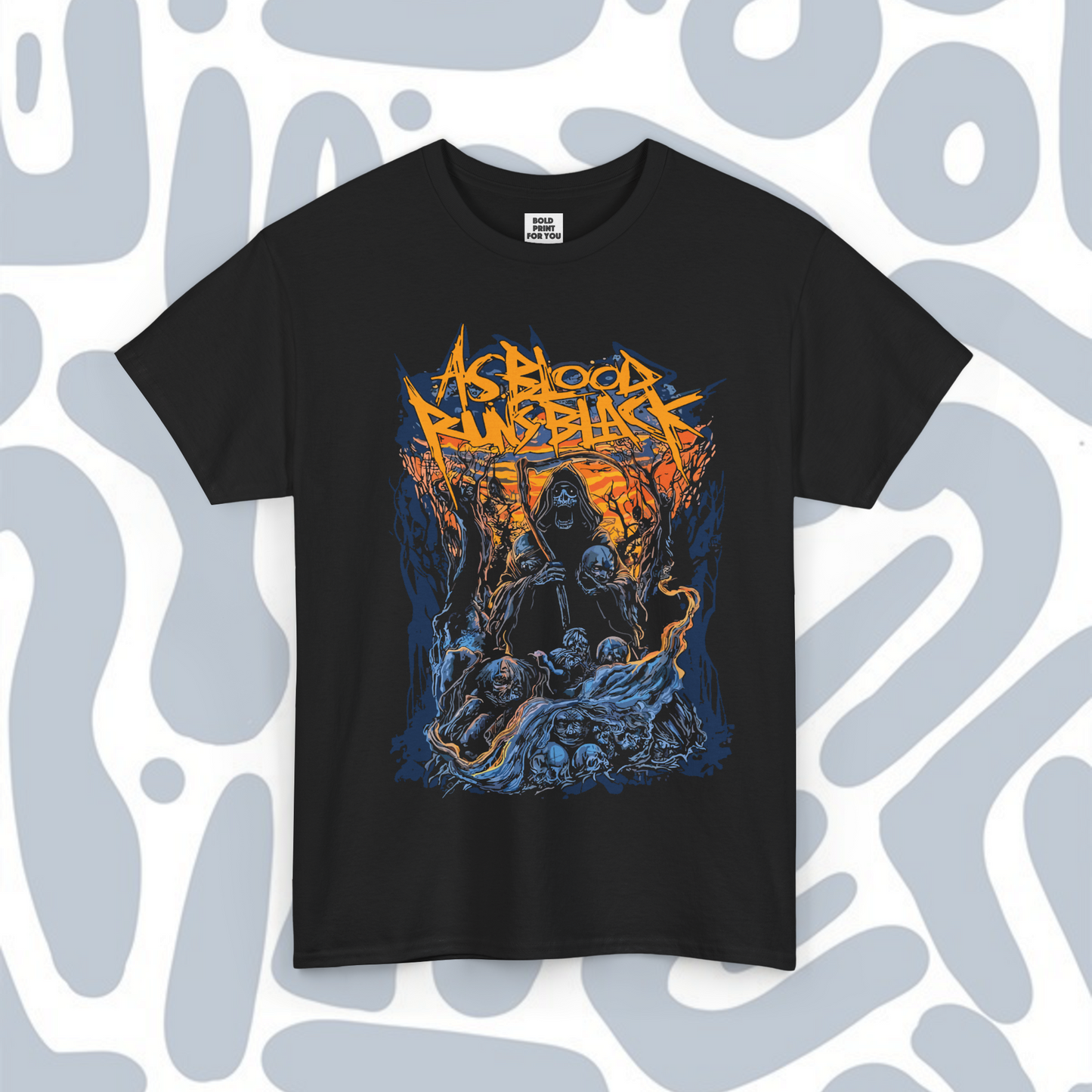 As Blood Runs Black T-Shirt, Deathcore Unisex tee