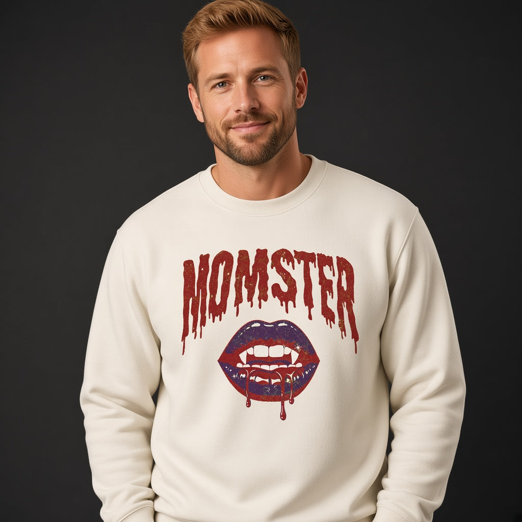Momster Shirt Funny Mom Halloween Vampire Sweatshirt