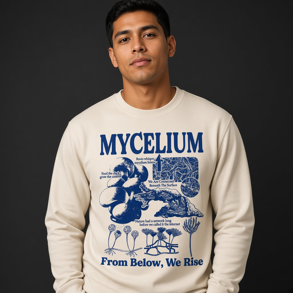 Mycelium Mushroom Network Sweatshirt