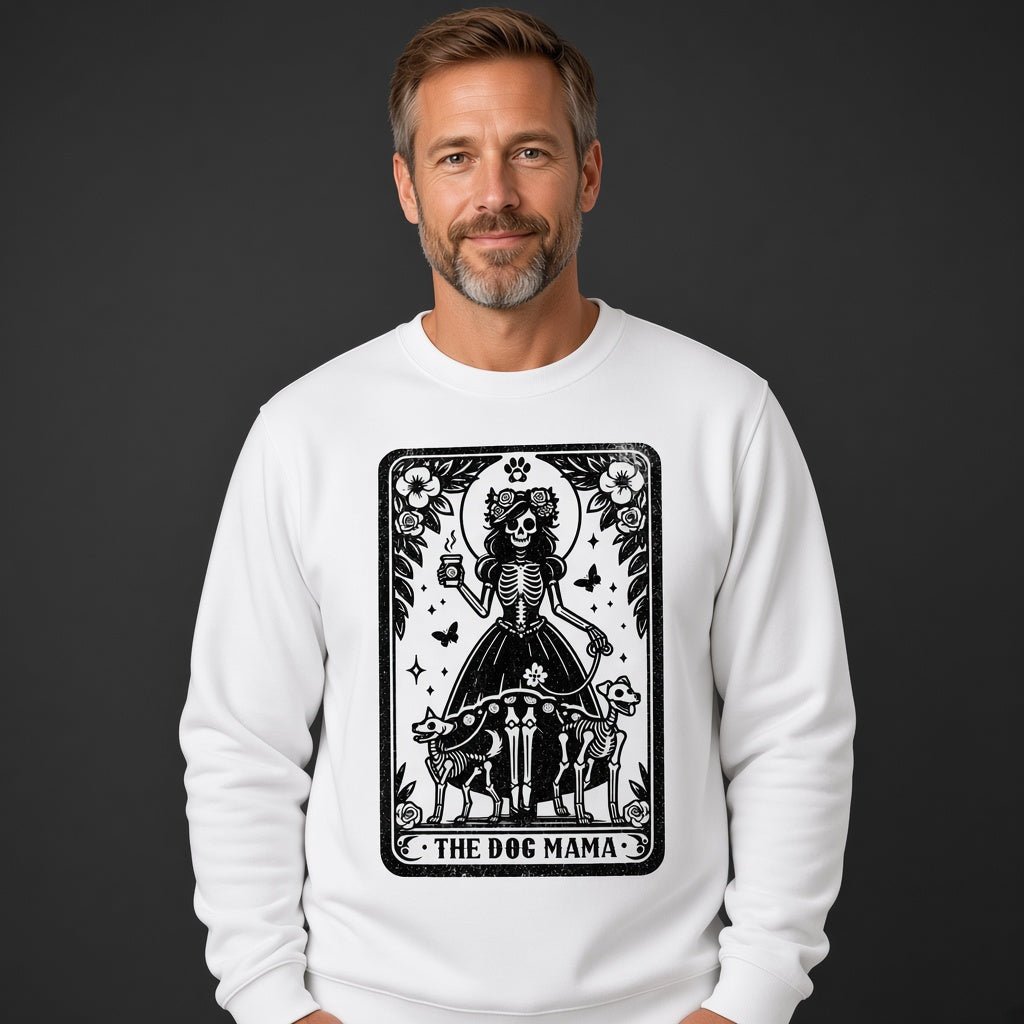 The Dog Mama Funny Skeleton Dogs Sweatshirt