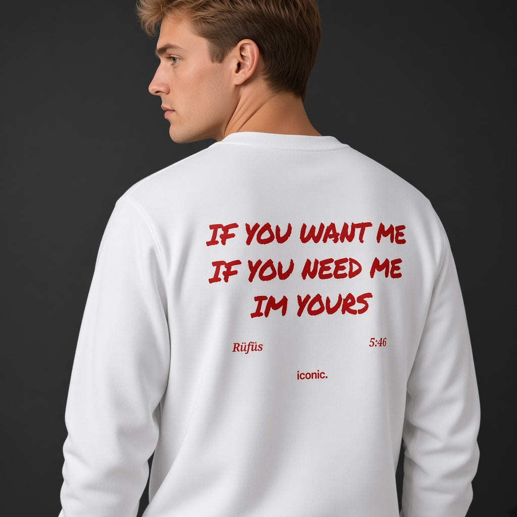Rufus Du Sol If You Want Me If You Need Me Im Yours Iconic Sweatshirt