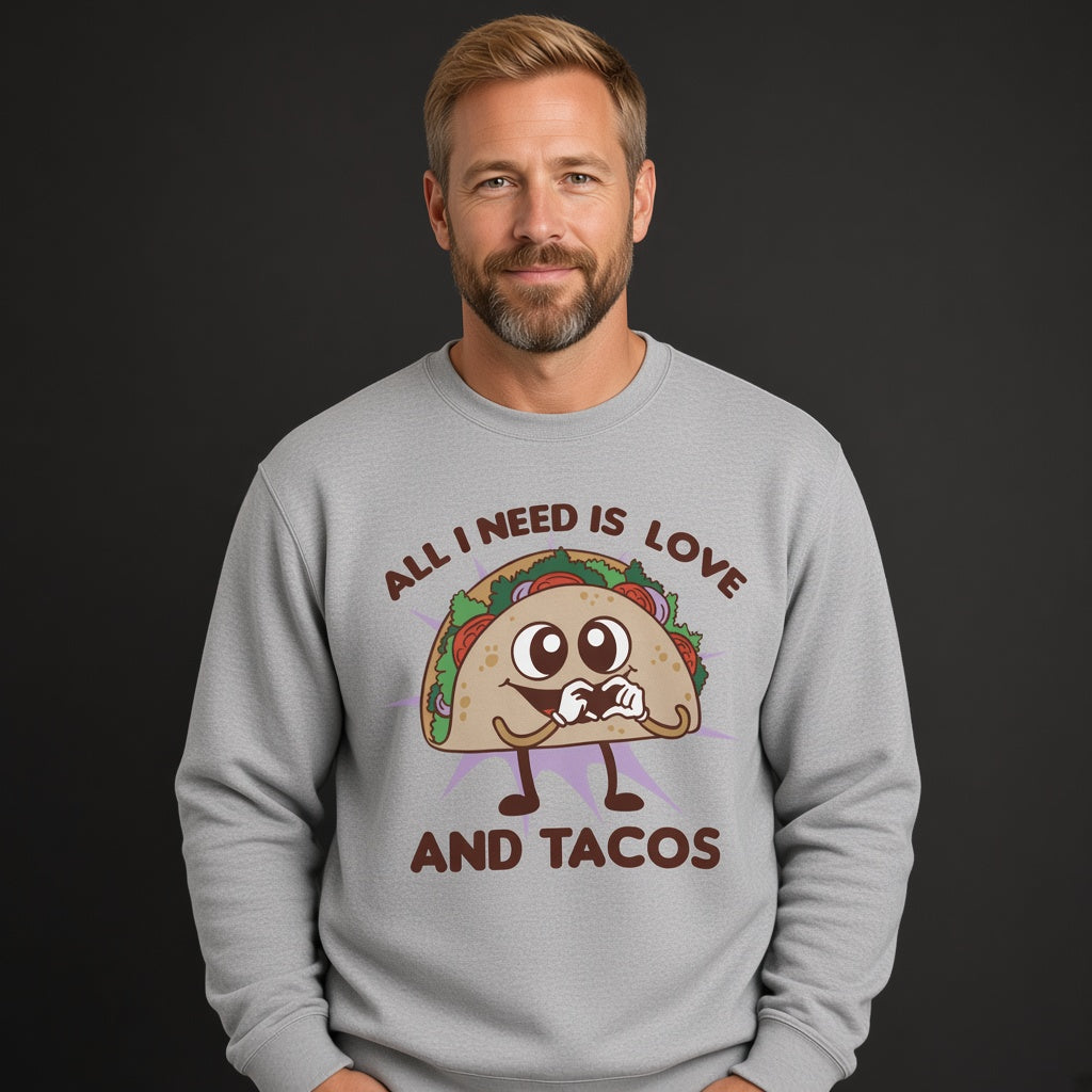 sweatshirt Love and tacos