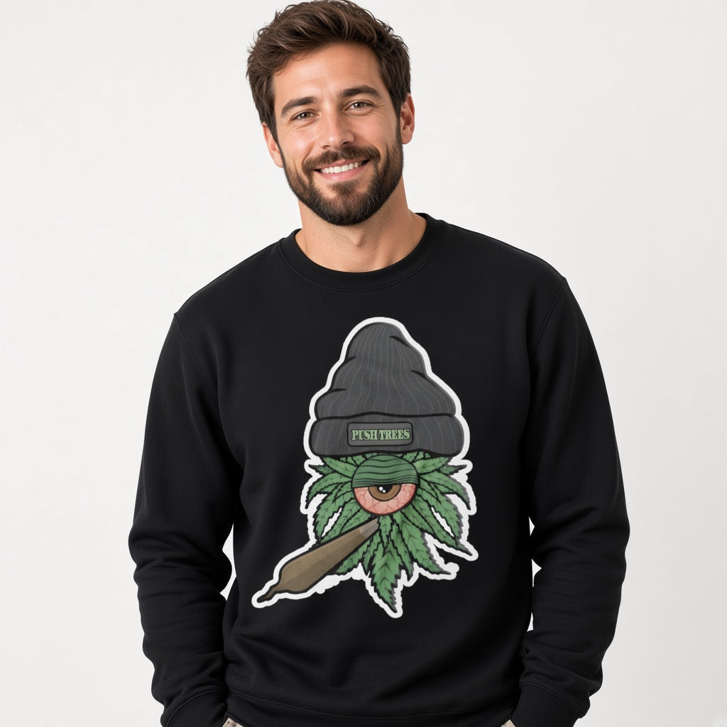 Push trees sweatshirt, funny sweatshirt, graphic shirts, unisex tshirt, printed sweatshirt