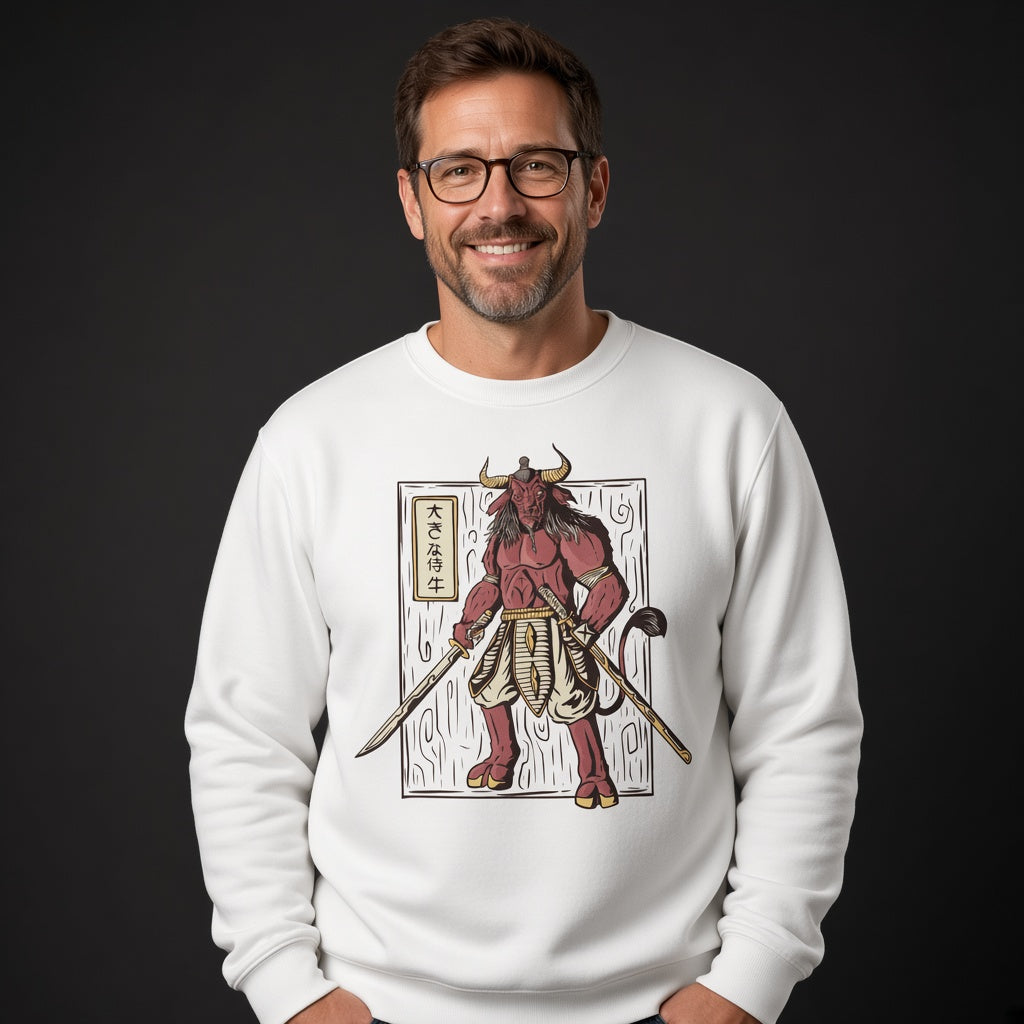 Minotaur sweatshirt, funny sweatshirt, graphic shirts, Anime unisex tshirt