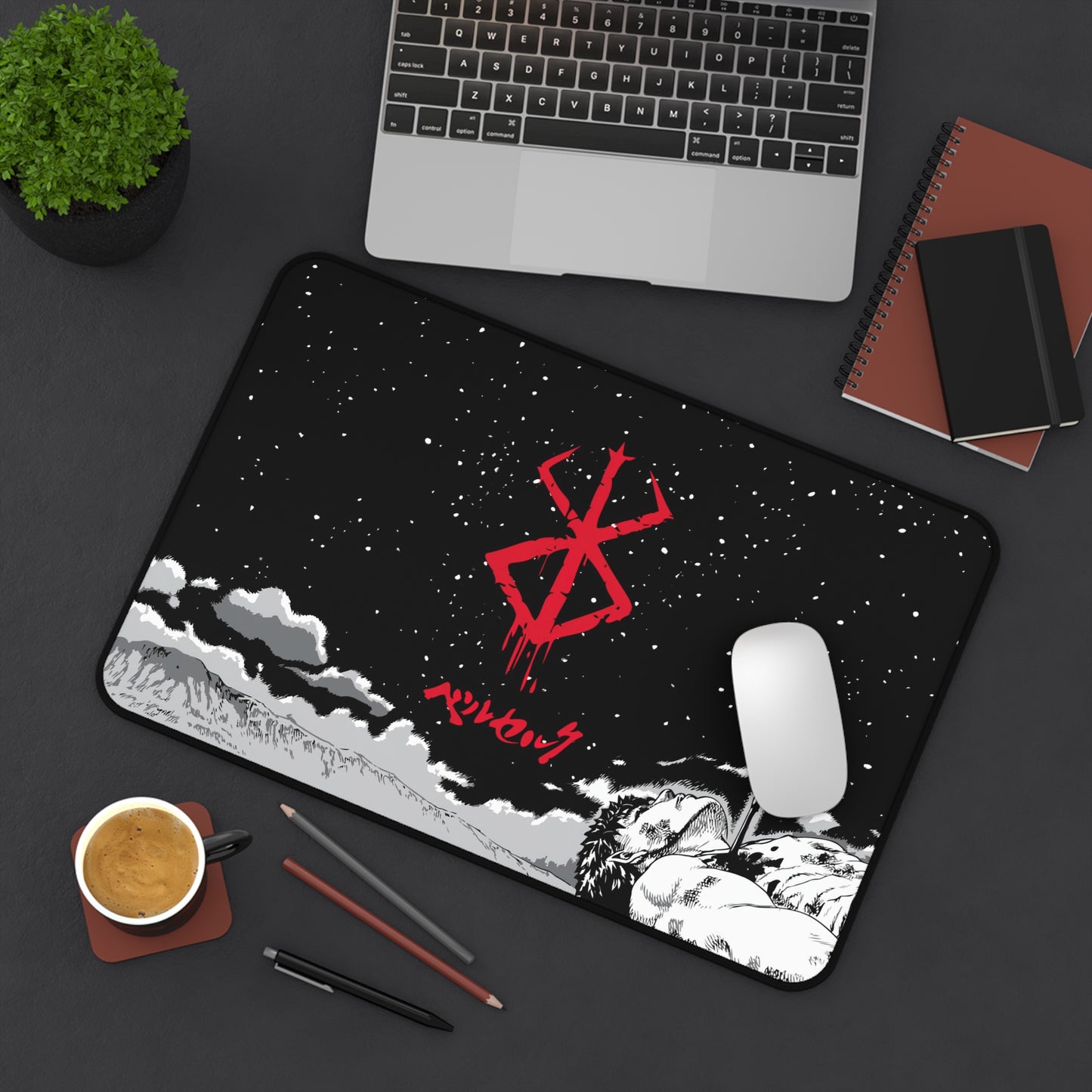 Anime Guts Berserk Night Gaming Desk Mat