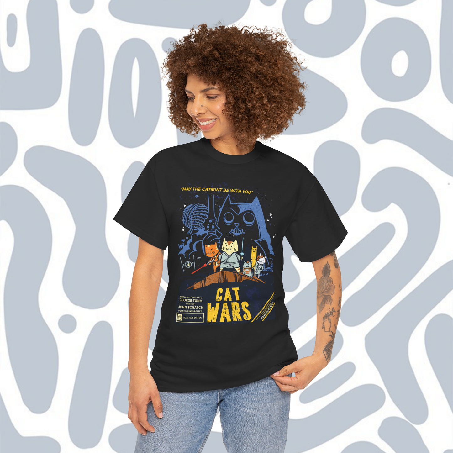 Cat Wars Funny T-Shirt, Funny Unisex tee