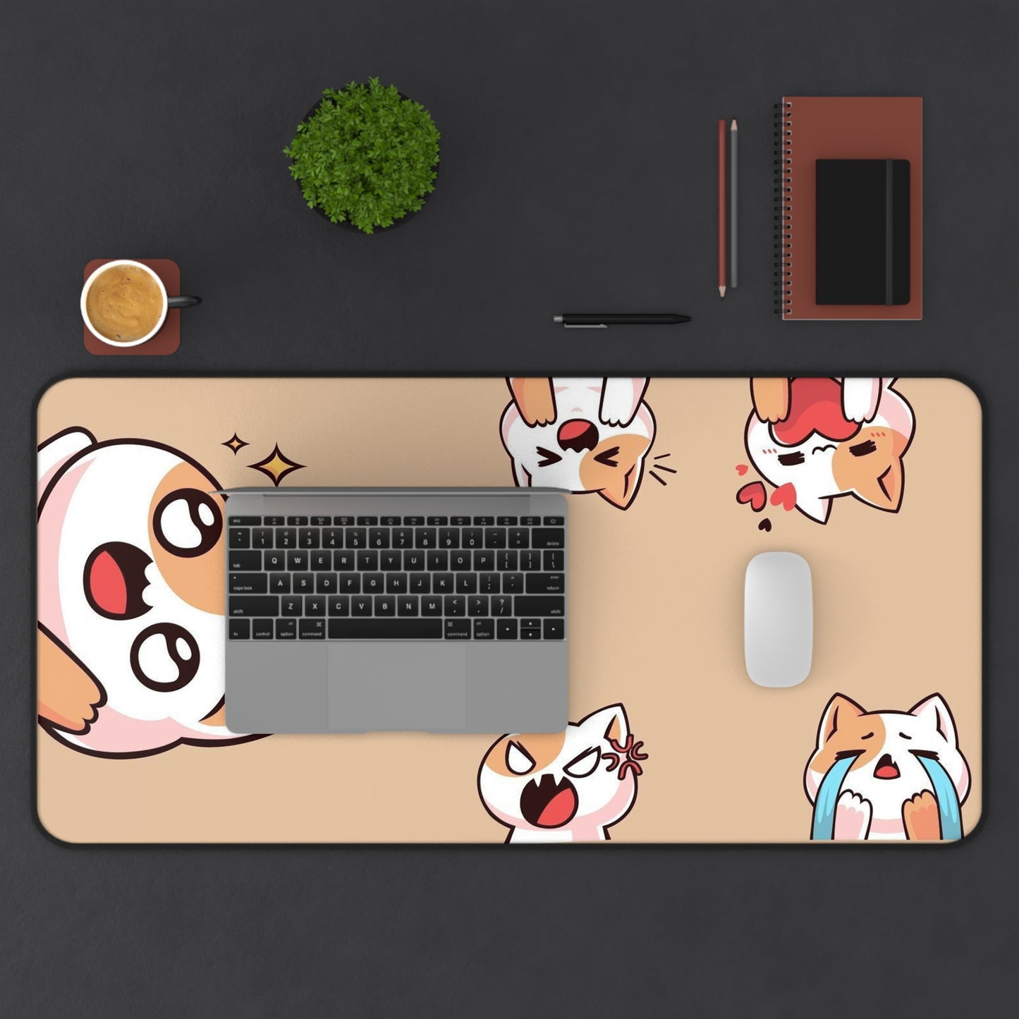 Kawaii Cat Lovers Desk Mat
