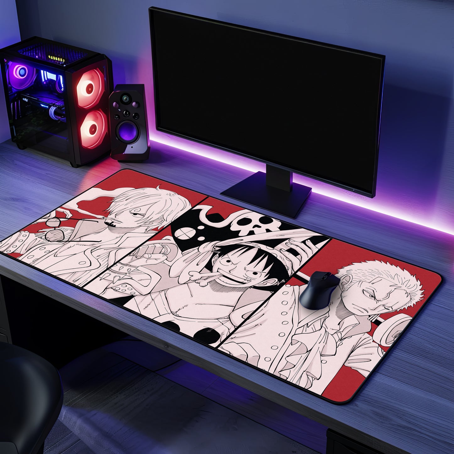 One Piece characters Anime Desk Mat