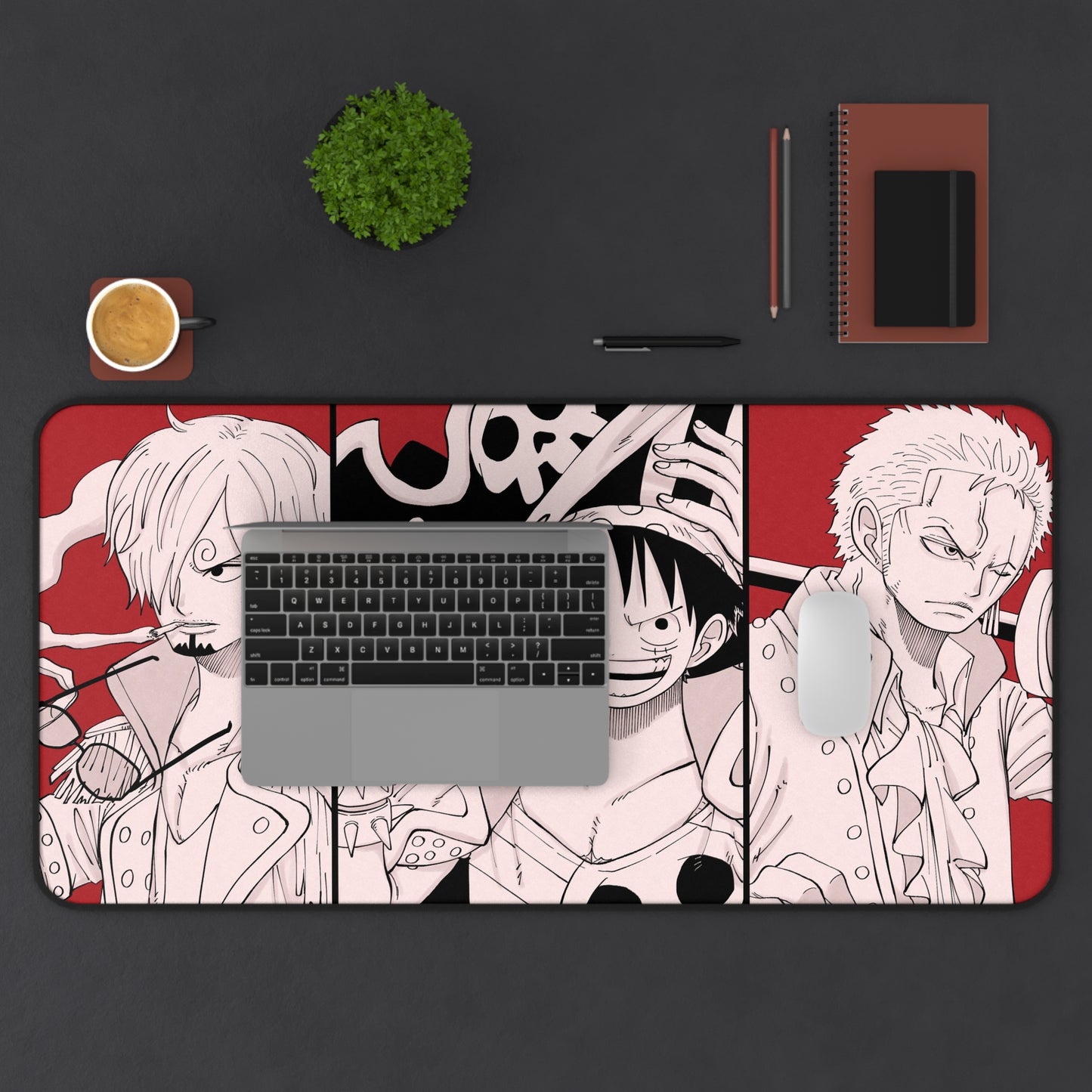 One Piece characters Anime Desk Mat