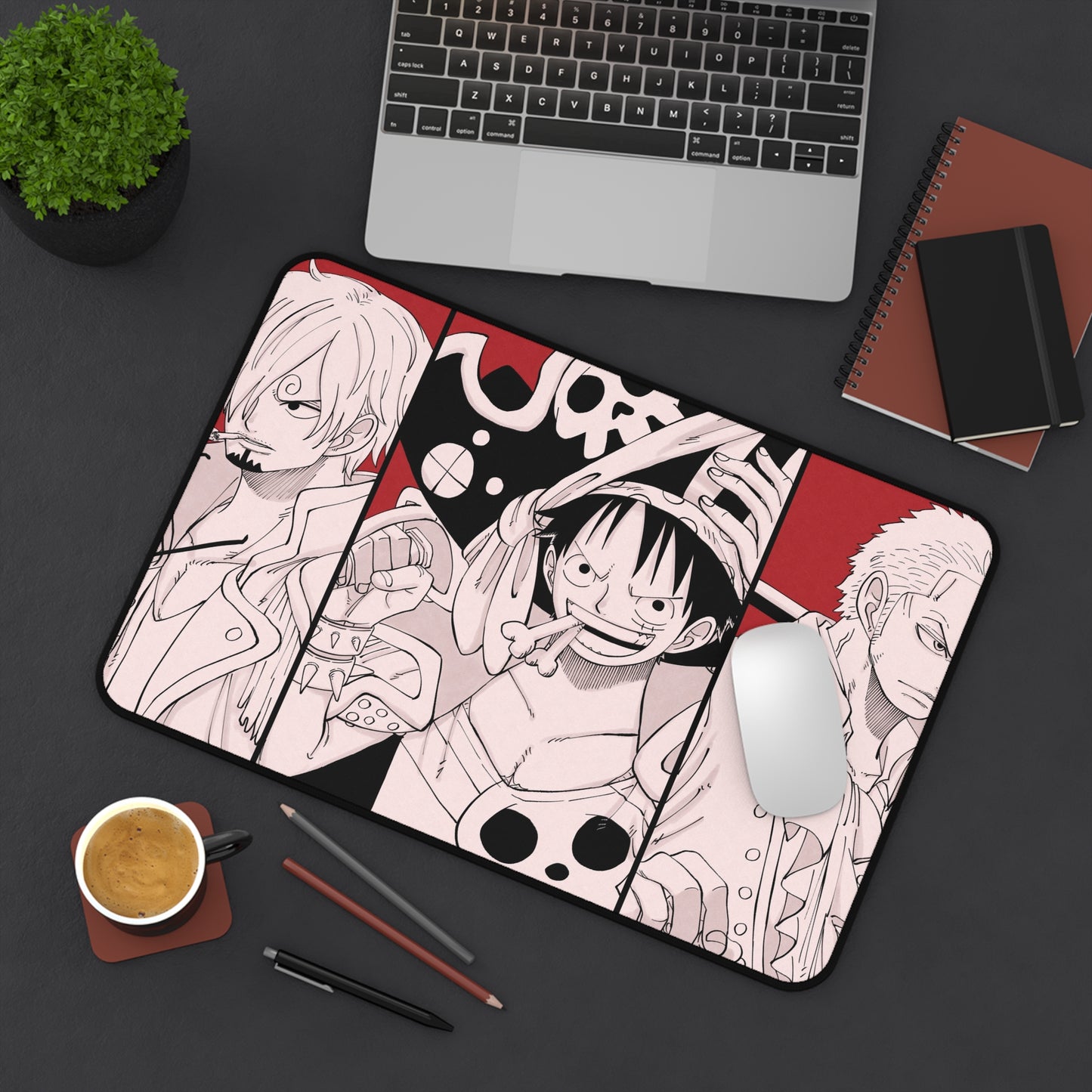 One Piece characters Anime Desk Mat