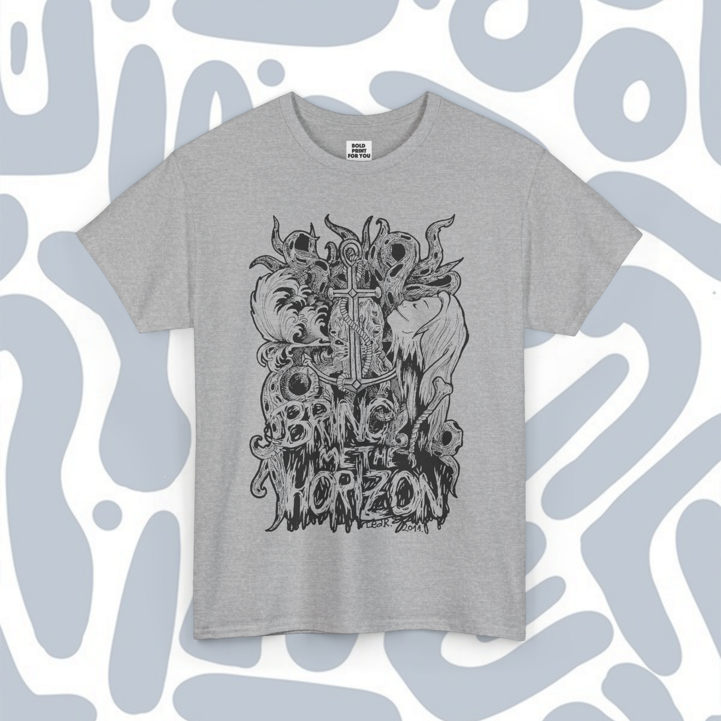 BRING ME THE HORIZON (art 3) T-Shirt, Metal Unisex tee