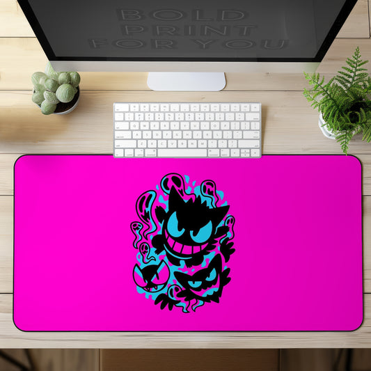 Anime Gastly Haunter Gengar Dark Gaming Desk Mat
