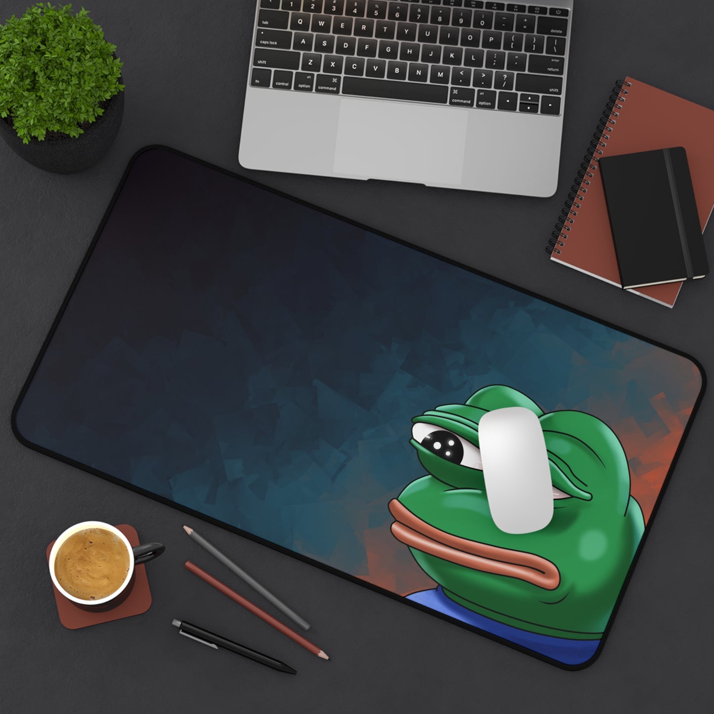 Meme Pepe the Frog Desk Mat