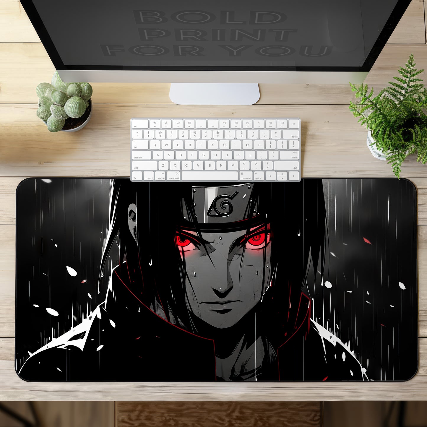 Dark Naruto Desk Mat, Gaming keyboard matt, mousepad large, XXL extended deskpad mouse pad