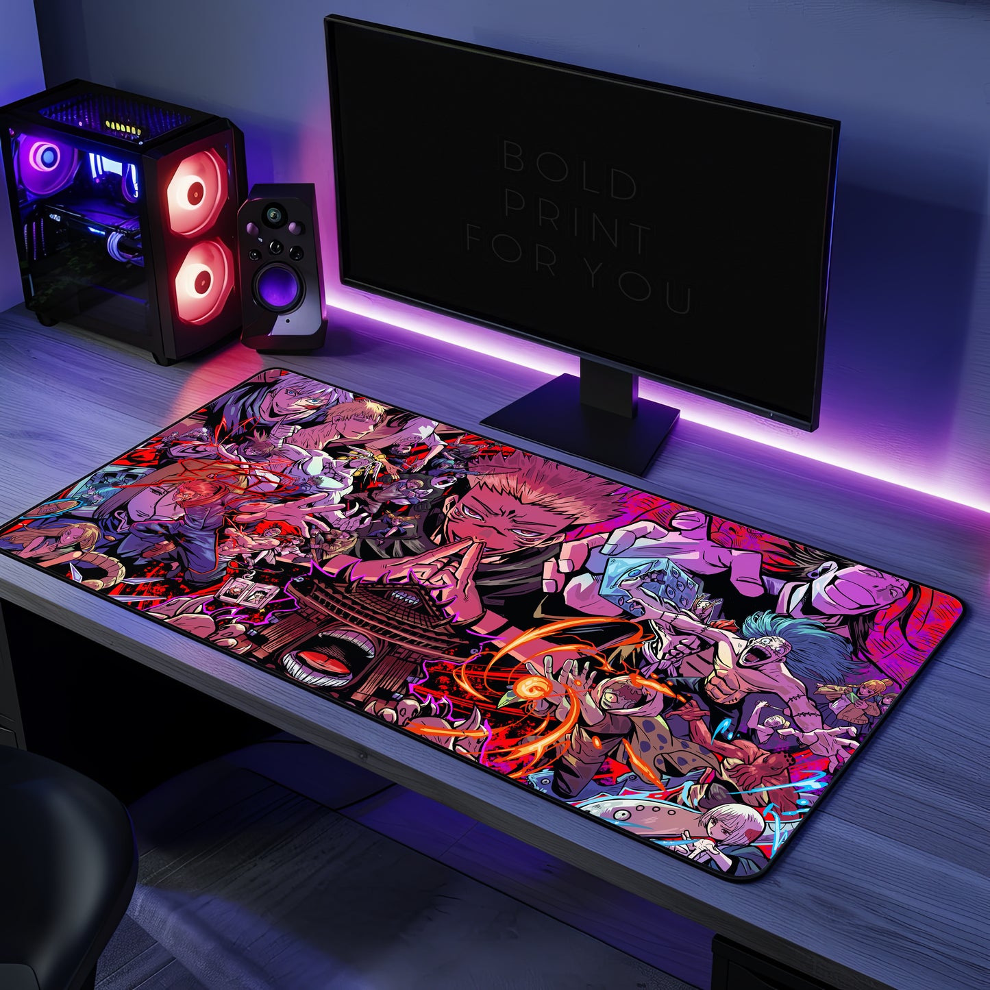 Anime Jujutsu Kaisen Gojo vs Sukuna Desk Mat