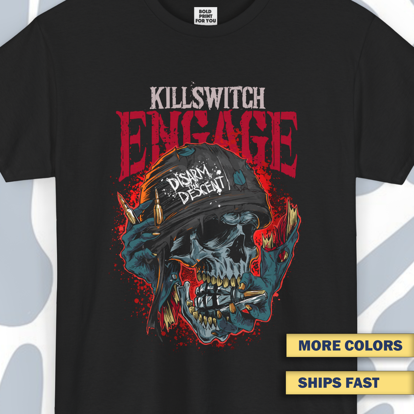 Killswitch Engage 3 T-Shirt, Metal Unisex tee