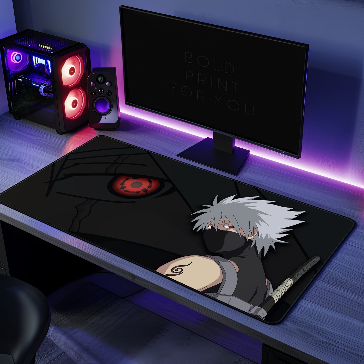 Kakashi Sharingan Desk Mat