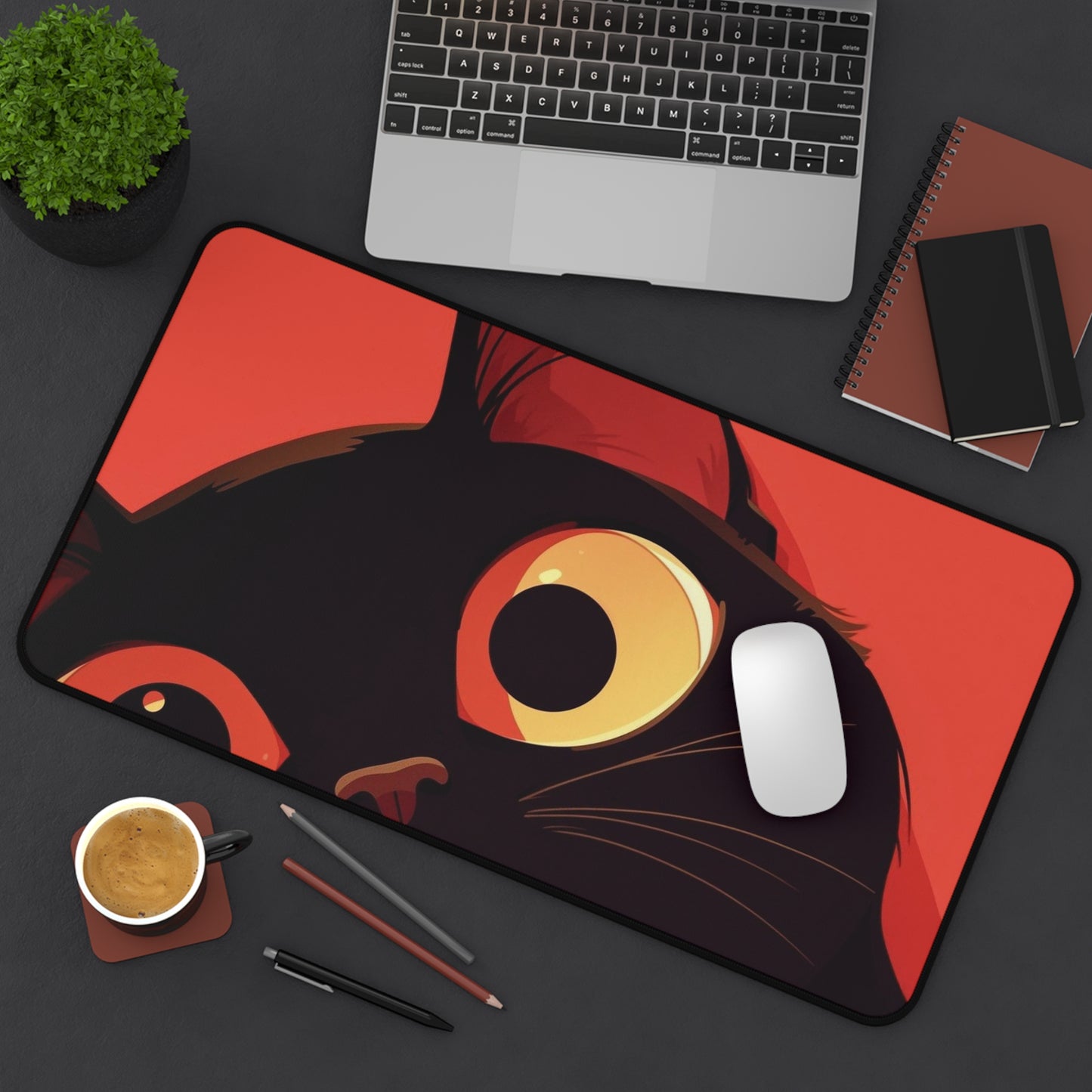 Cute Kitty Desk Mat