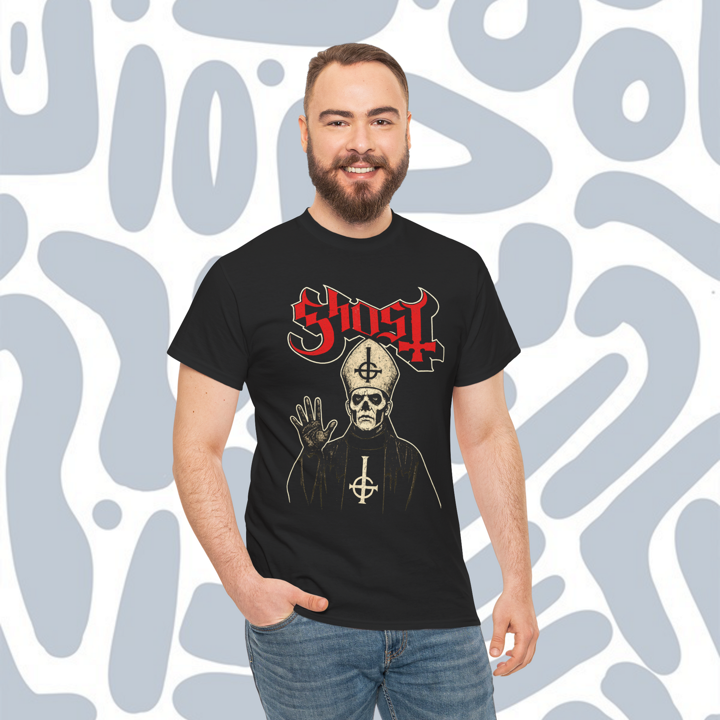 Ghost Band T-Shirt, Metal Unisex tee