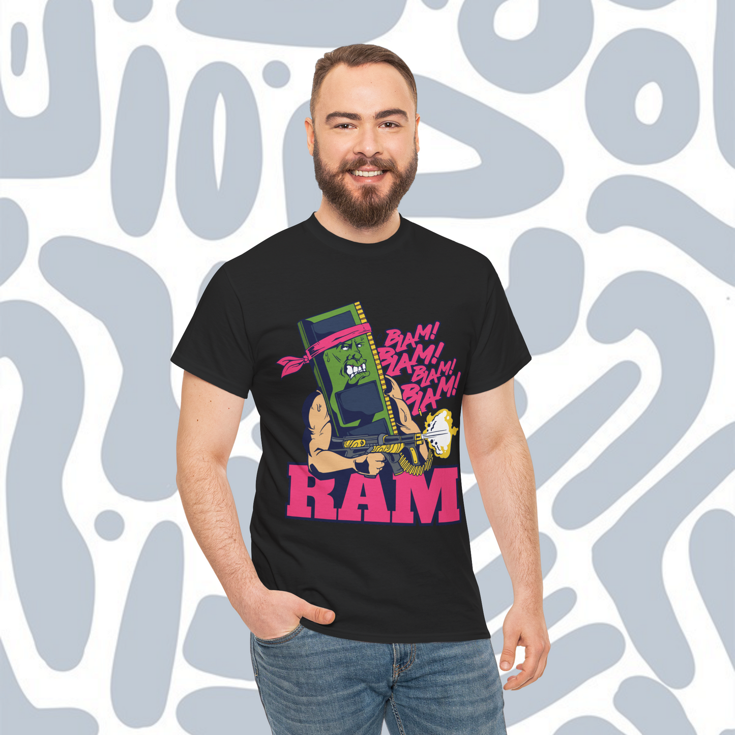 Ram memory action movie parody T-Shirt, Funny Unisex tee