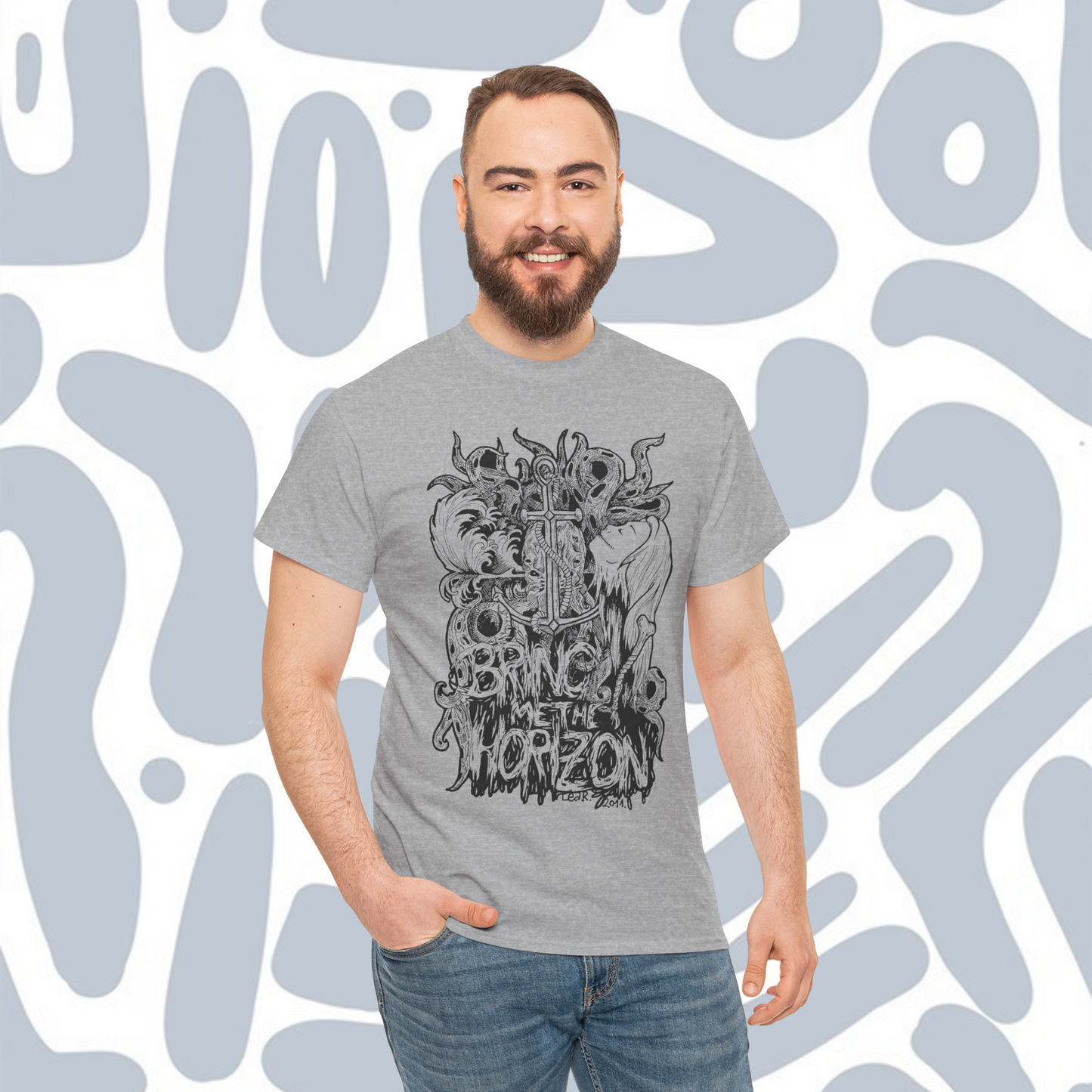BRING ME THE HORIZON (art 3) T-Shirt, Metal Unisex tee