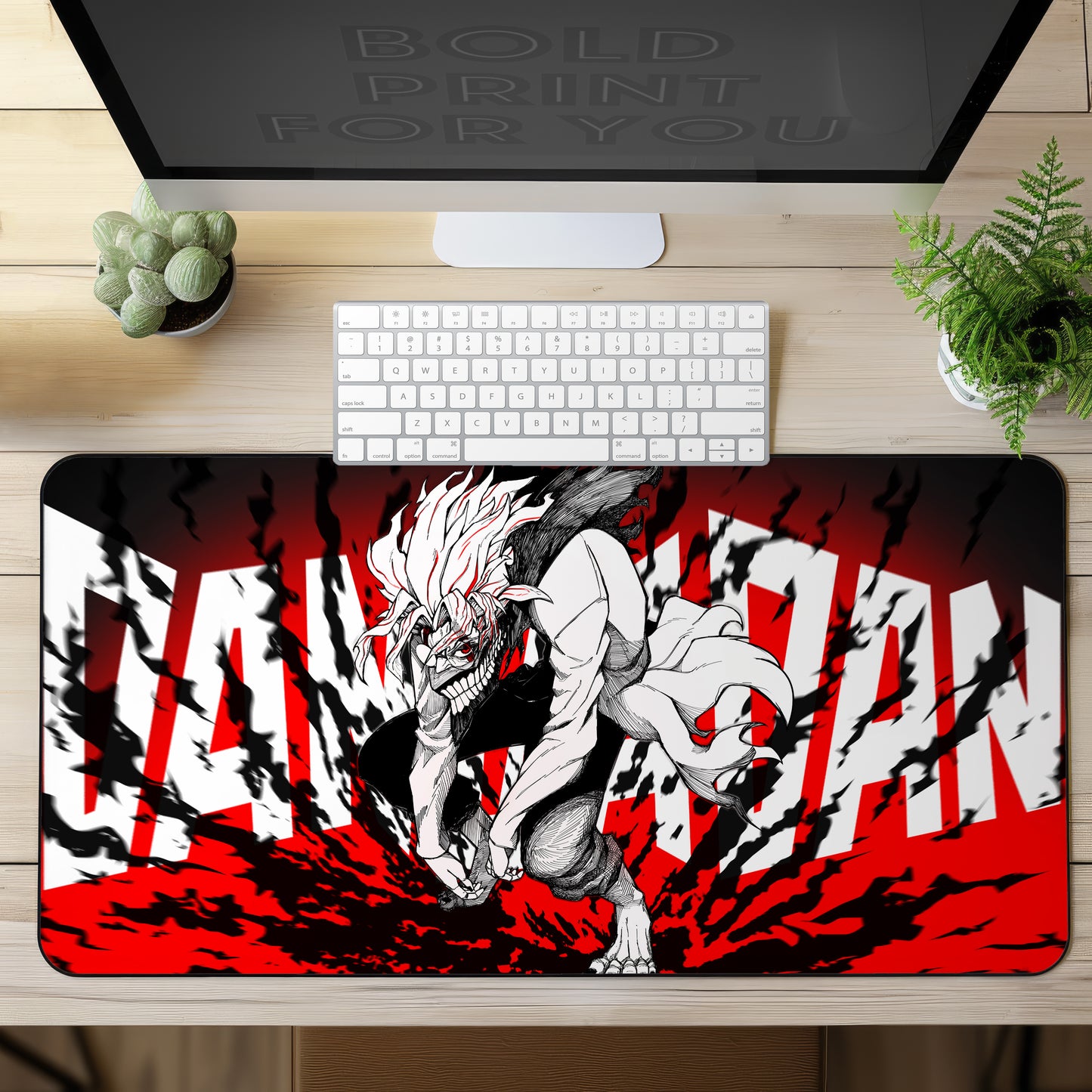 Anime Dandadan Ken Takakura Red Gaming Desk Mat
