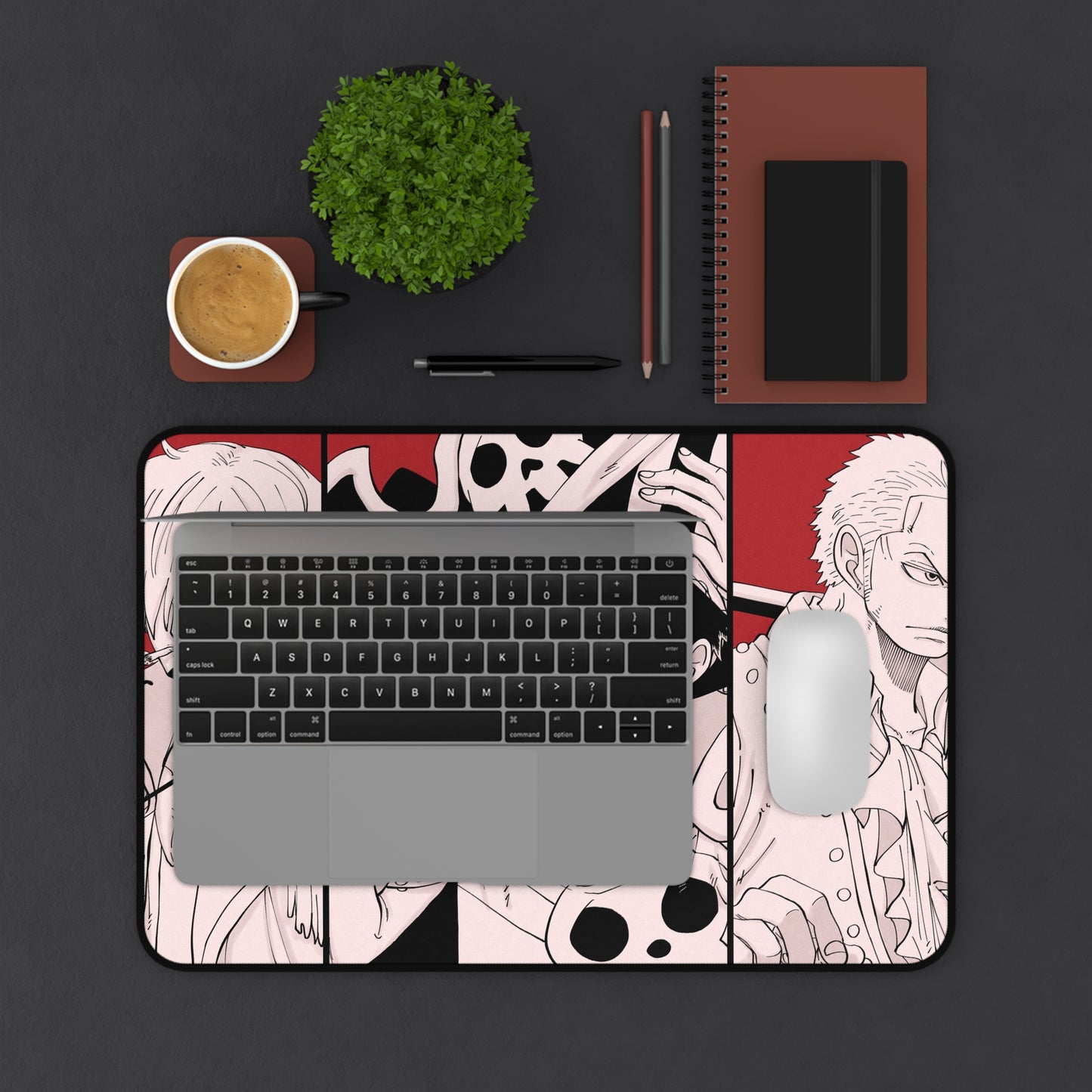 One Piece characters Anime Desk Mat