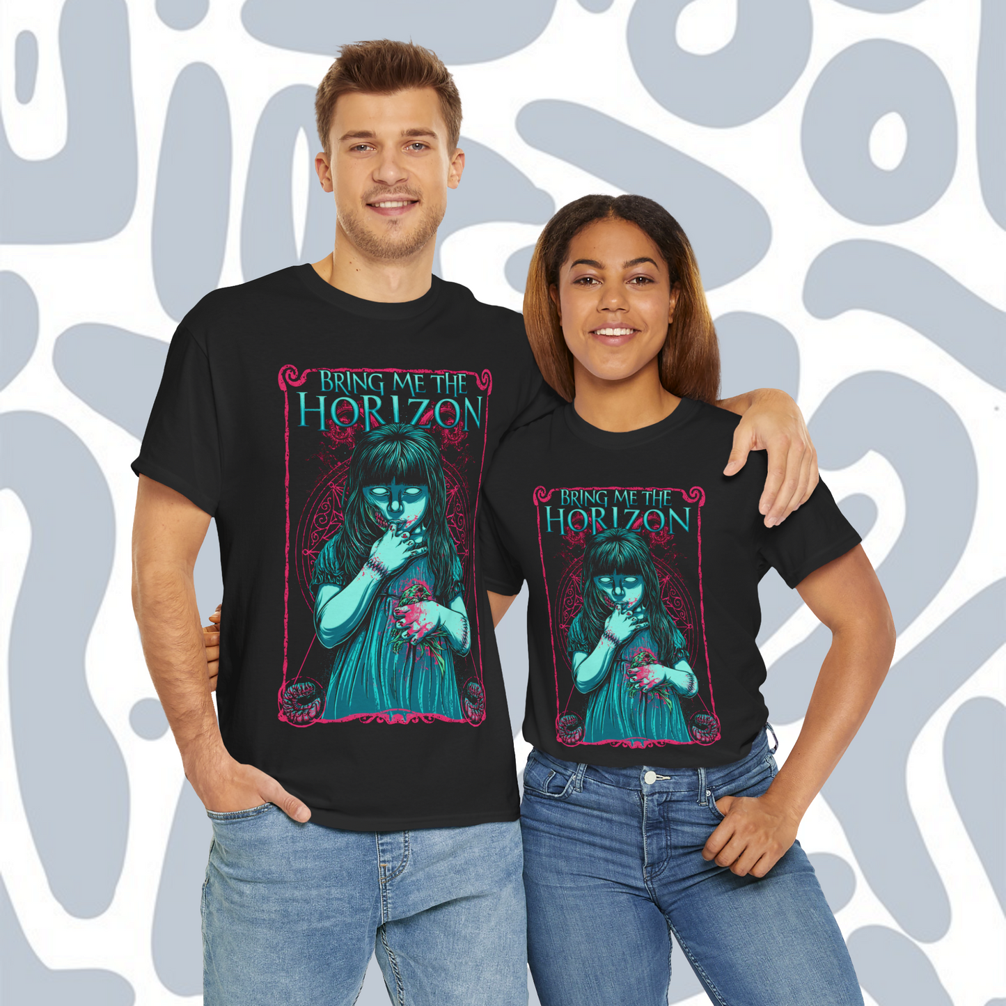 BRING ME THE HORIZON (art 4) T-Shirt, Metal Unisex tee