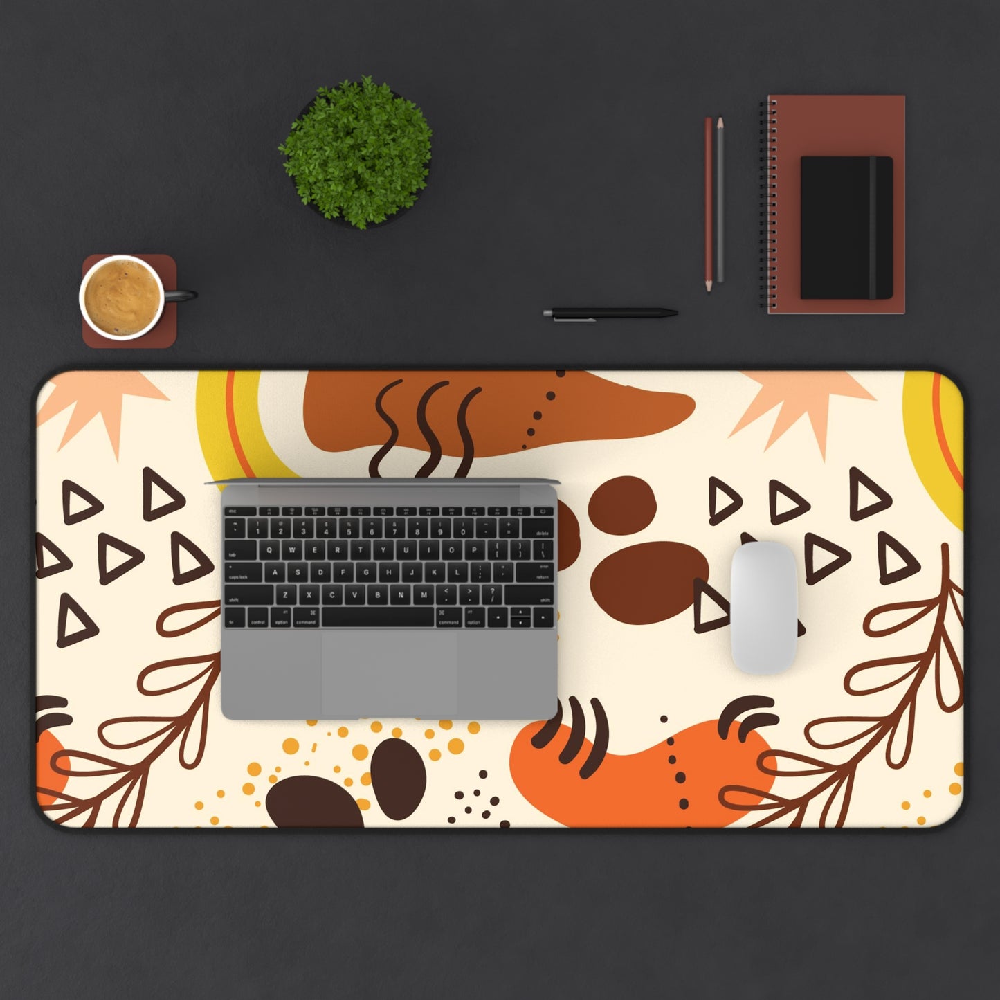 Organic abstract Desk Mat, gaming mouse mat, mousepad large, XXL deskpad mouse pad
