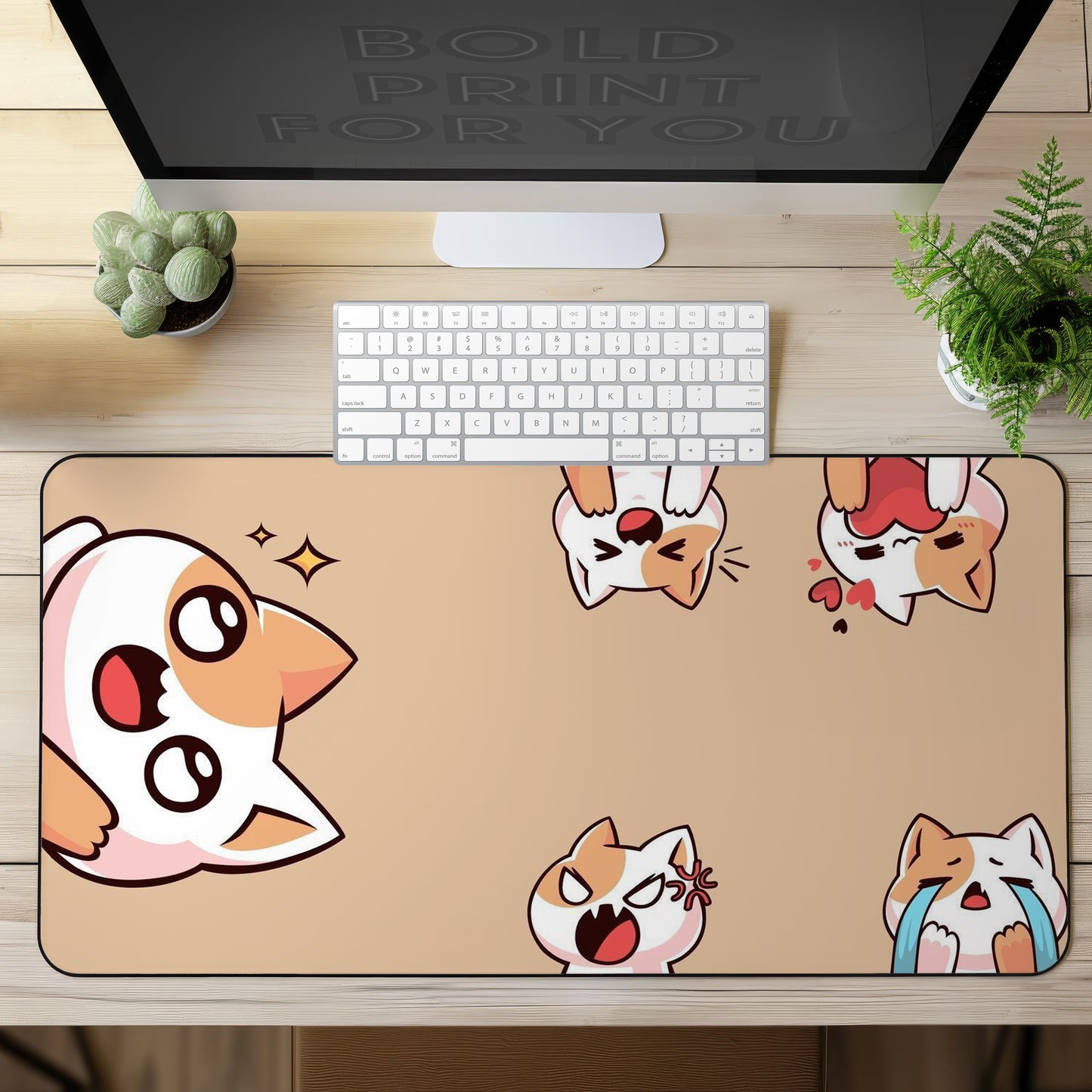 Kawaii Cat Lovers Desk Mat