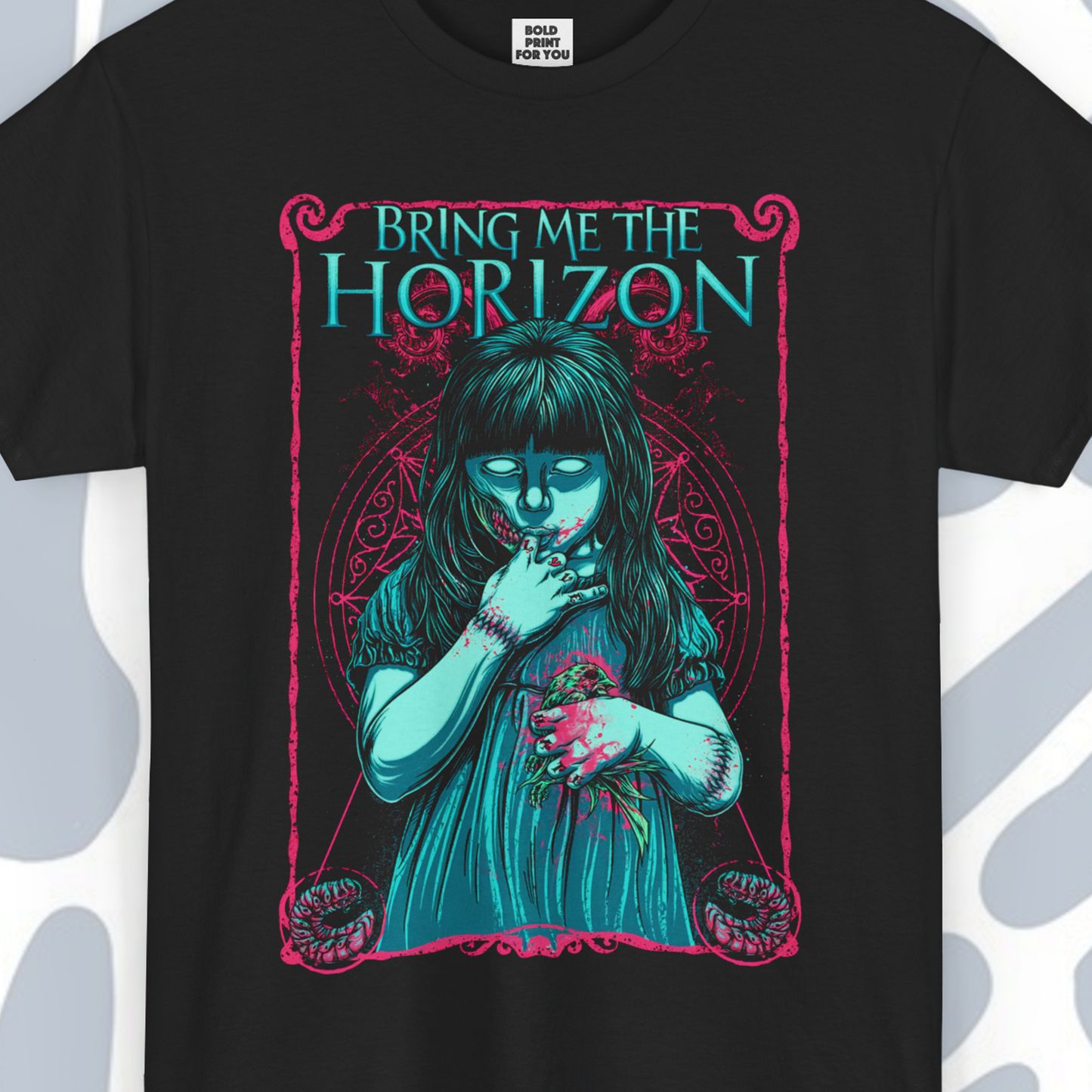 BRING ME THE HORIZON (art 4) T-Shirt, Metal Unisex tee