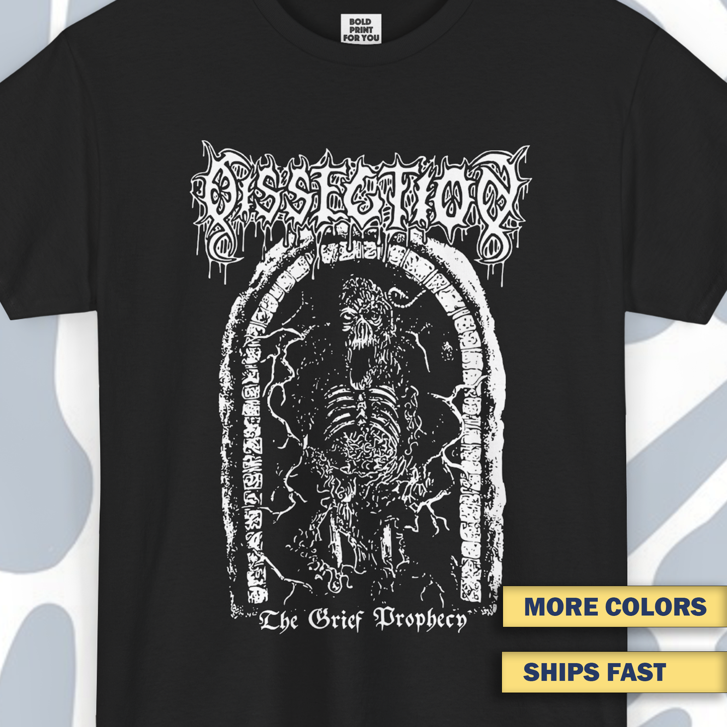 Dissection T-Shirt, Black Metal Unisex tee