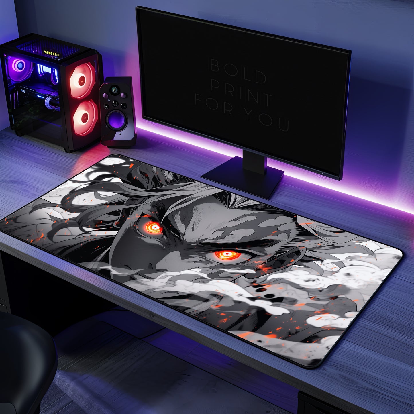 Anime Demon Slayer's Kyojuro Rengoku Desk Mat