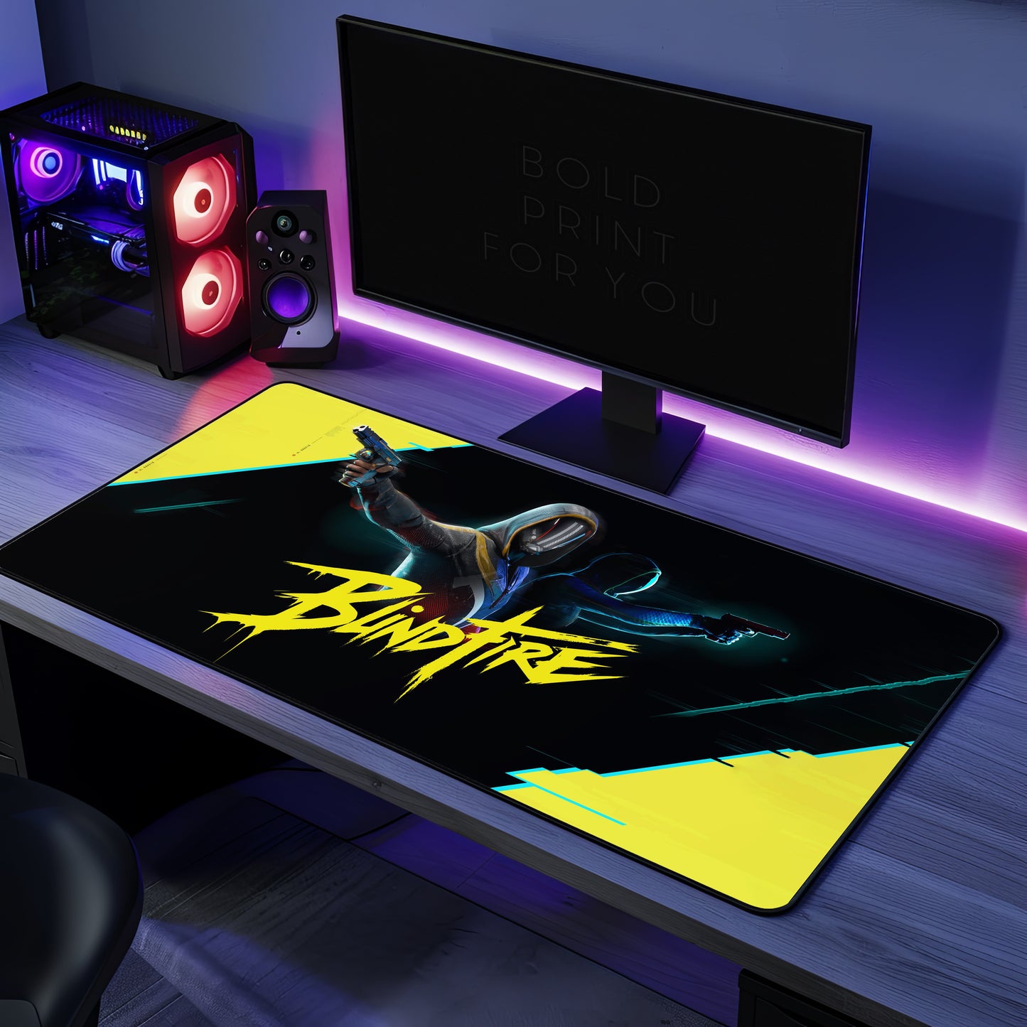 Blindfire Gaming Desk Mat