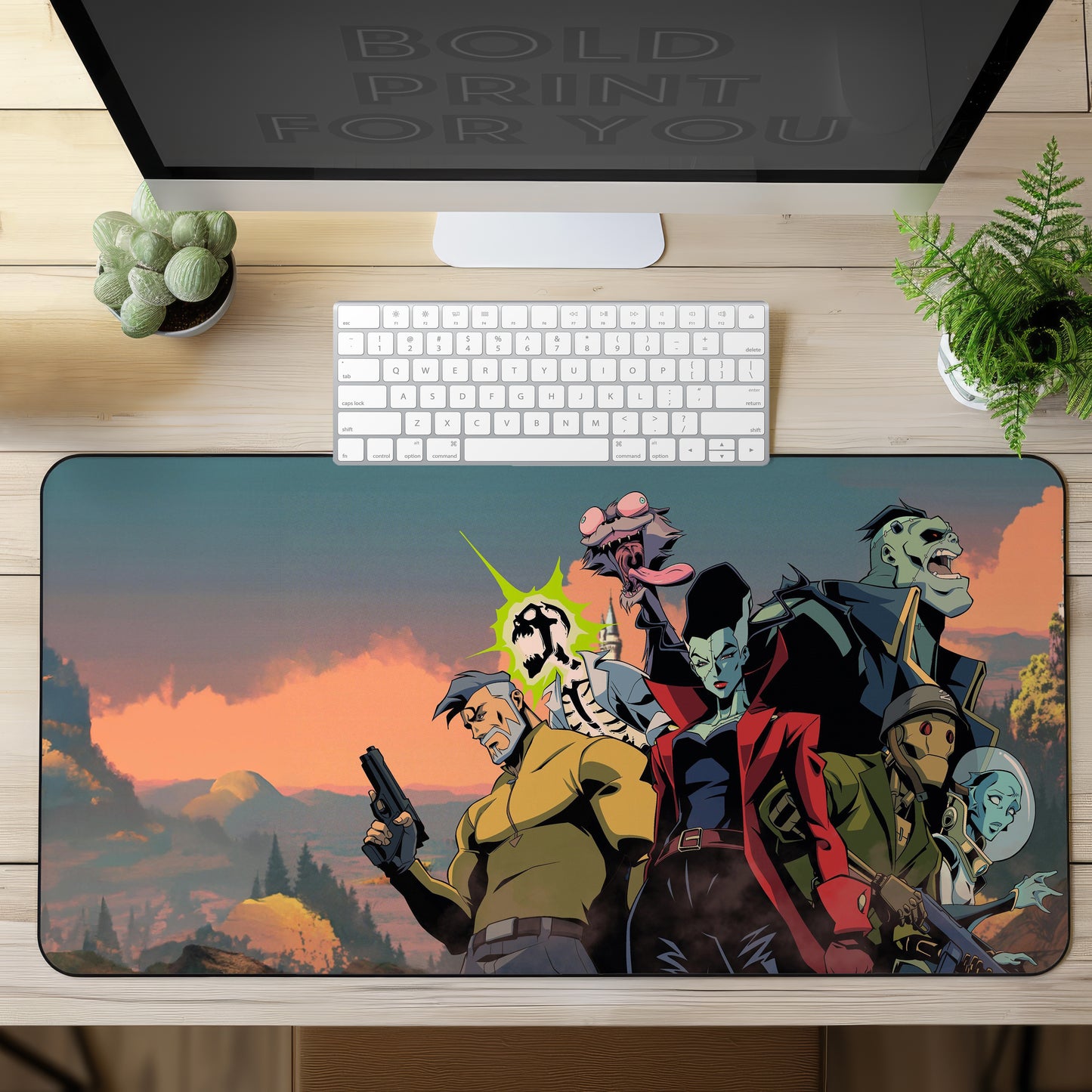 Creature Commandos Gaming Desk Mat