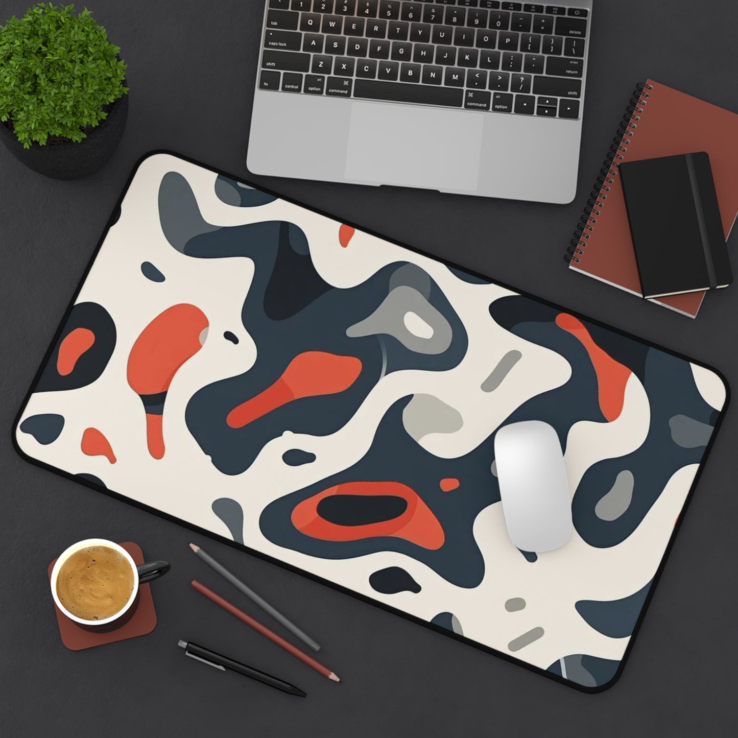 Abstract Spots Desk Mat
