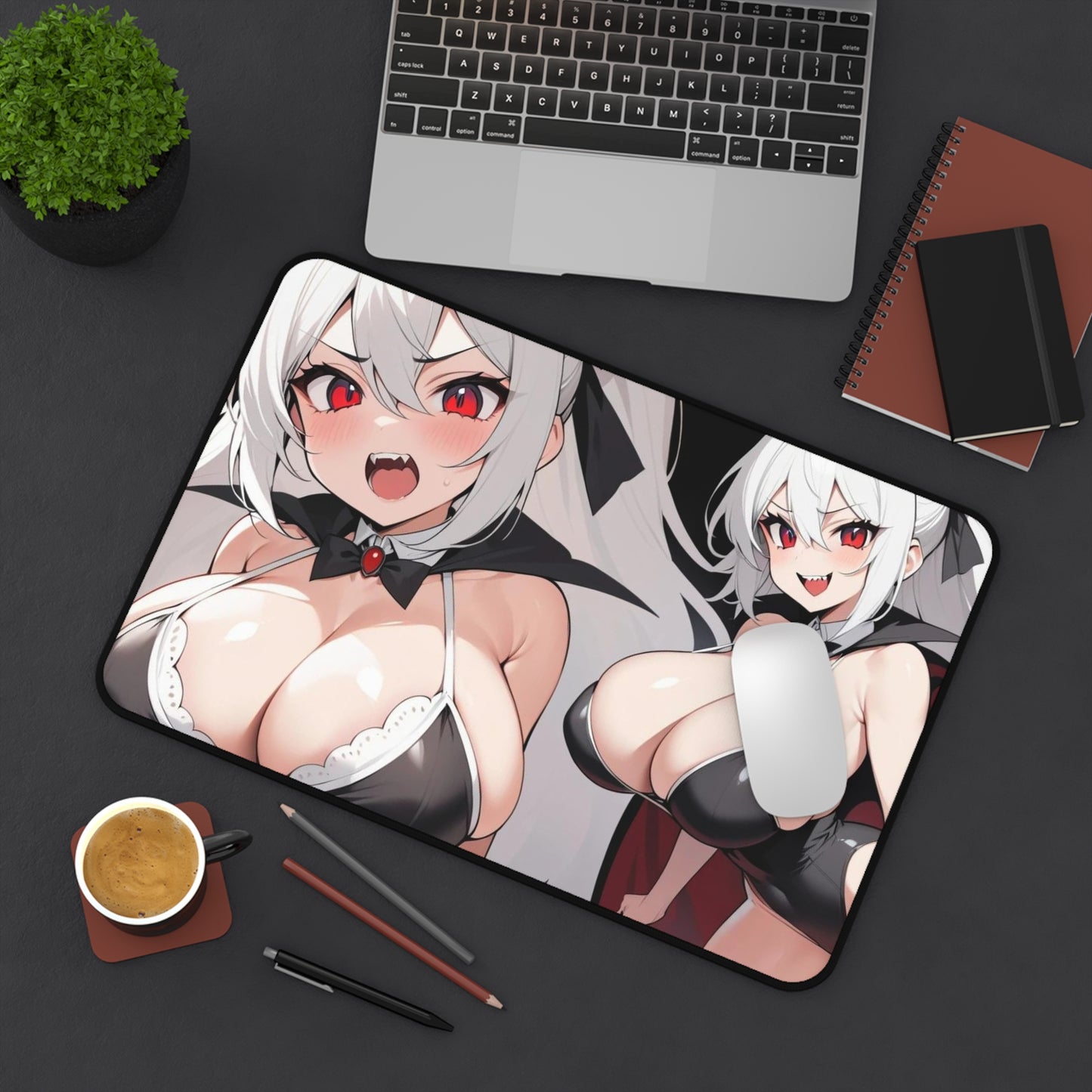 Anime Girl in Swimsuit Desk Mat