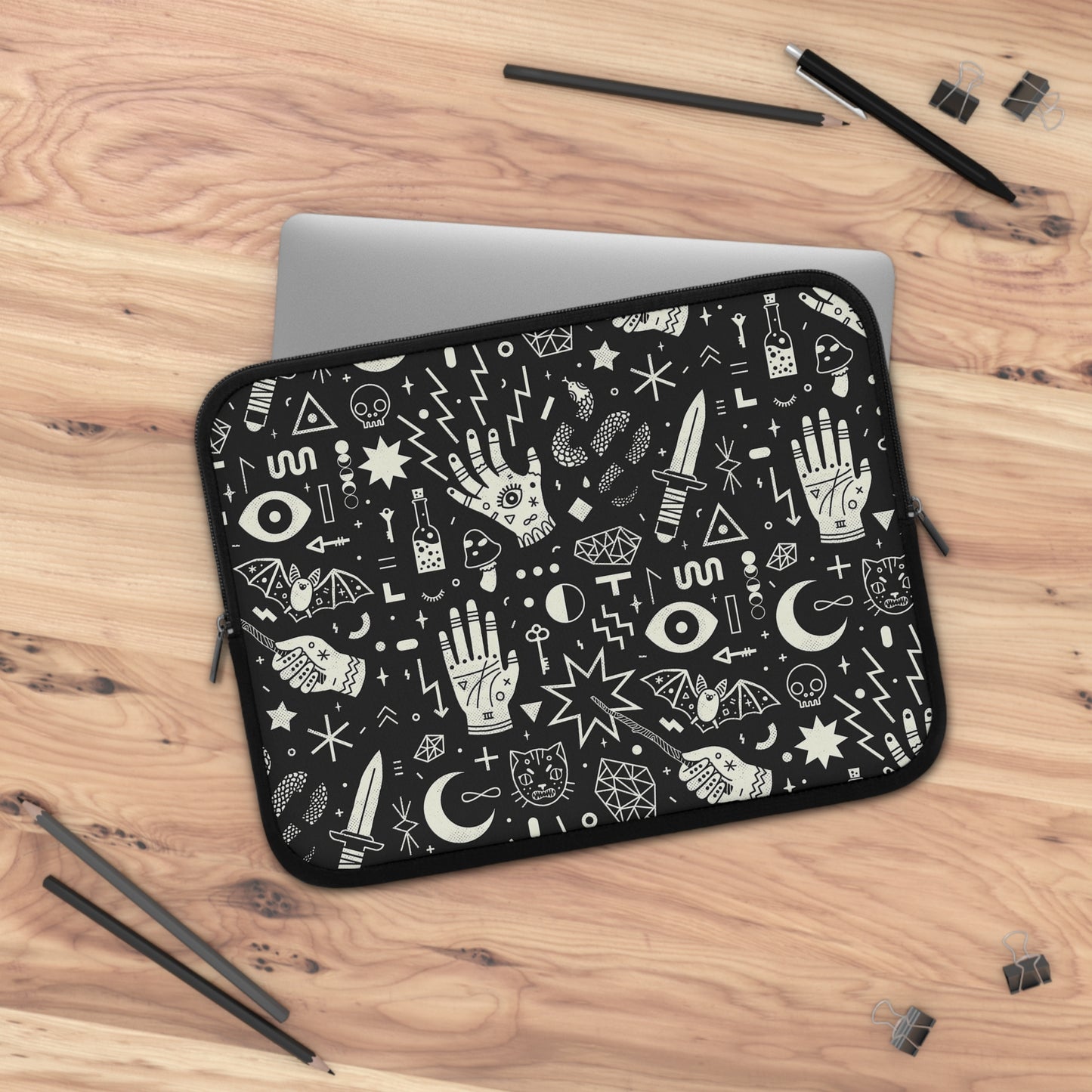 Witchcraft Laptop sleeve macbook or any laptop 13, 15, 17 inch, Laptop bag