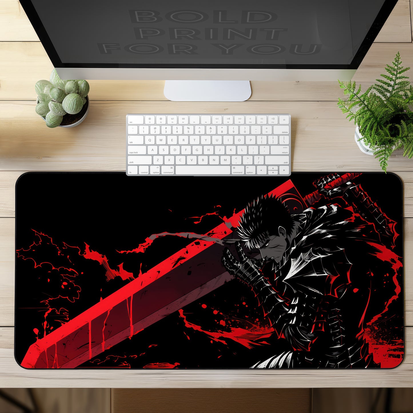 Anime Guts Berserk Dark Gaming Desk Mat