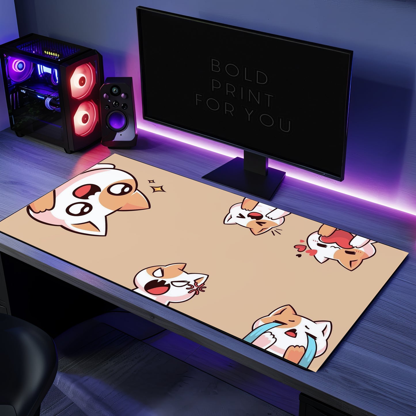 Kawaii Cat Lovers Desk Mat