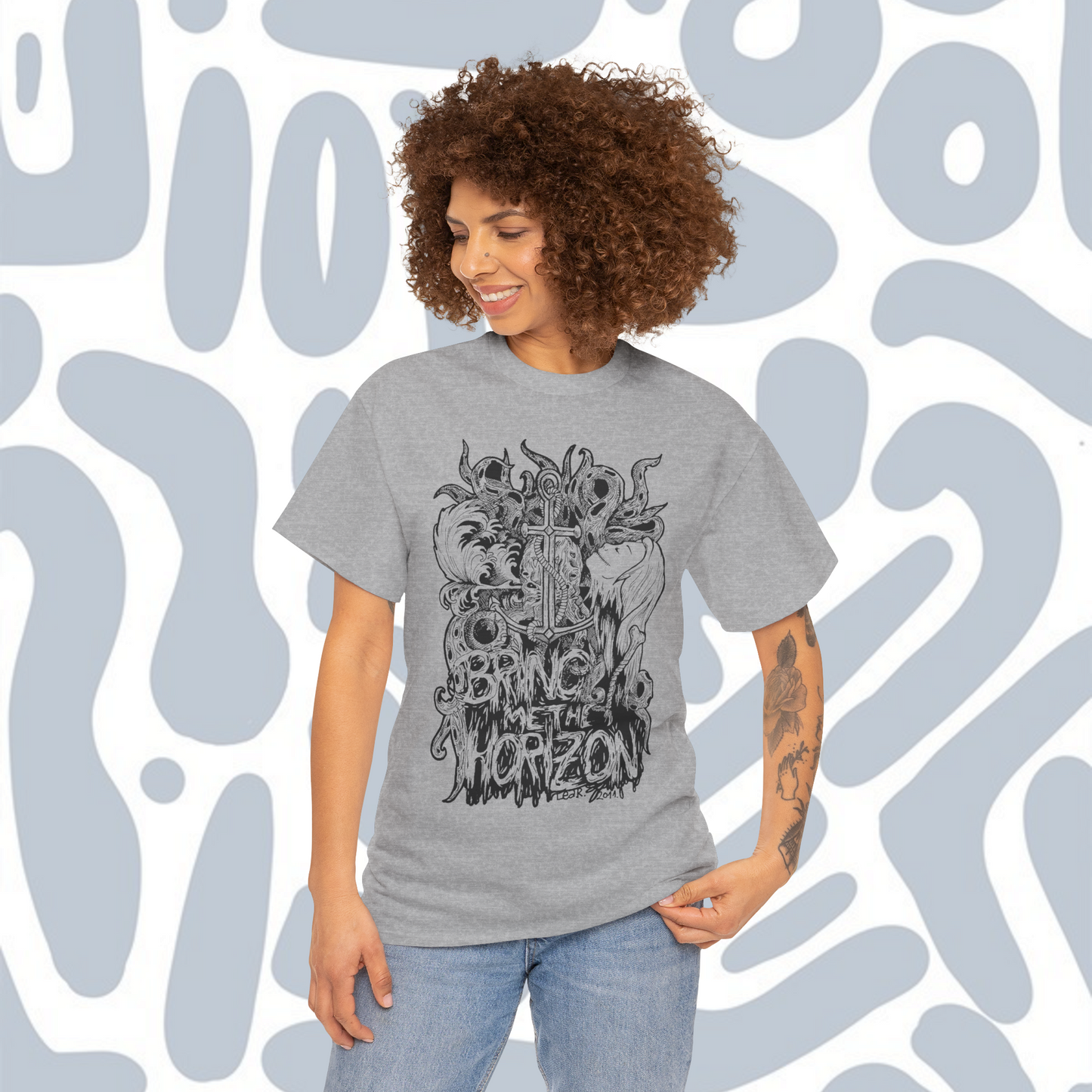 BRING ME THE HORIZON (art 3) T-Shirt, Metal Unisex tee