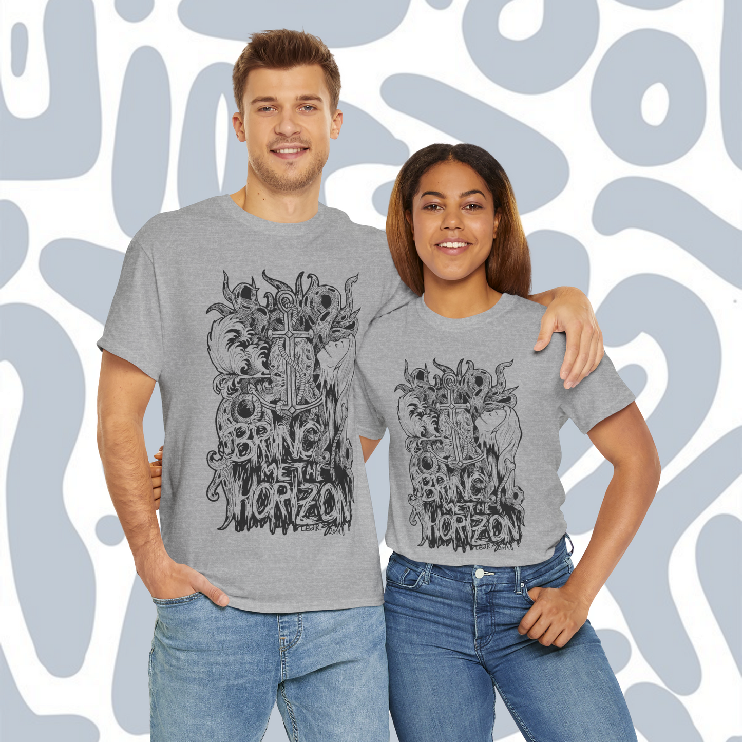 BRING ME THE HORIZON (art 3) T-Shirt, Metal Unisex tee