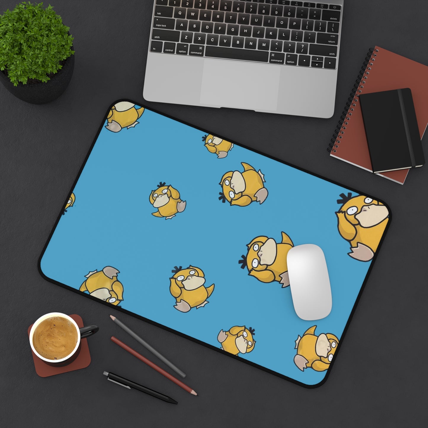 Anime Psyduck Desk Mat