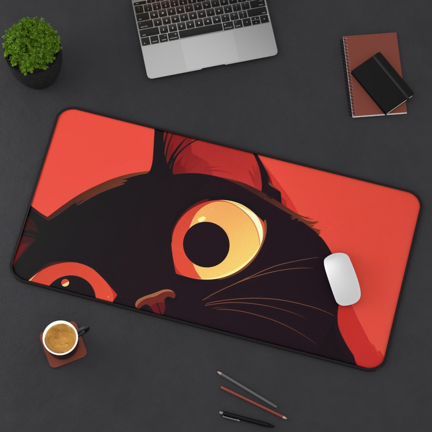 Cute Kitty Desk Mat