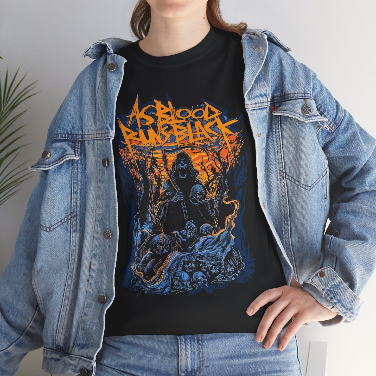 As Blood Runs Black T-Shirt, Deathcore Unisex tee