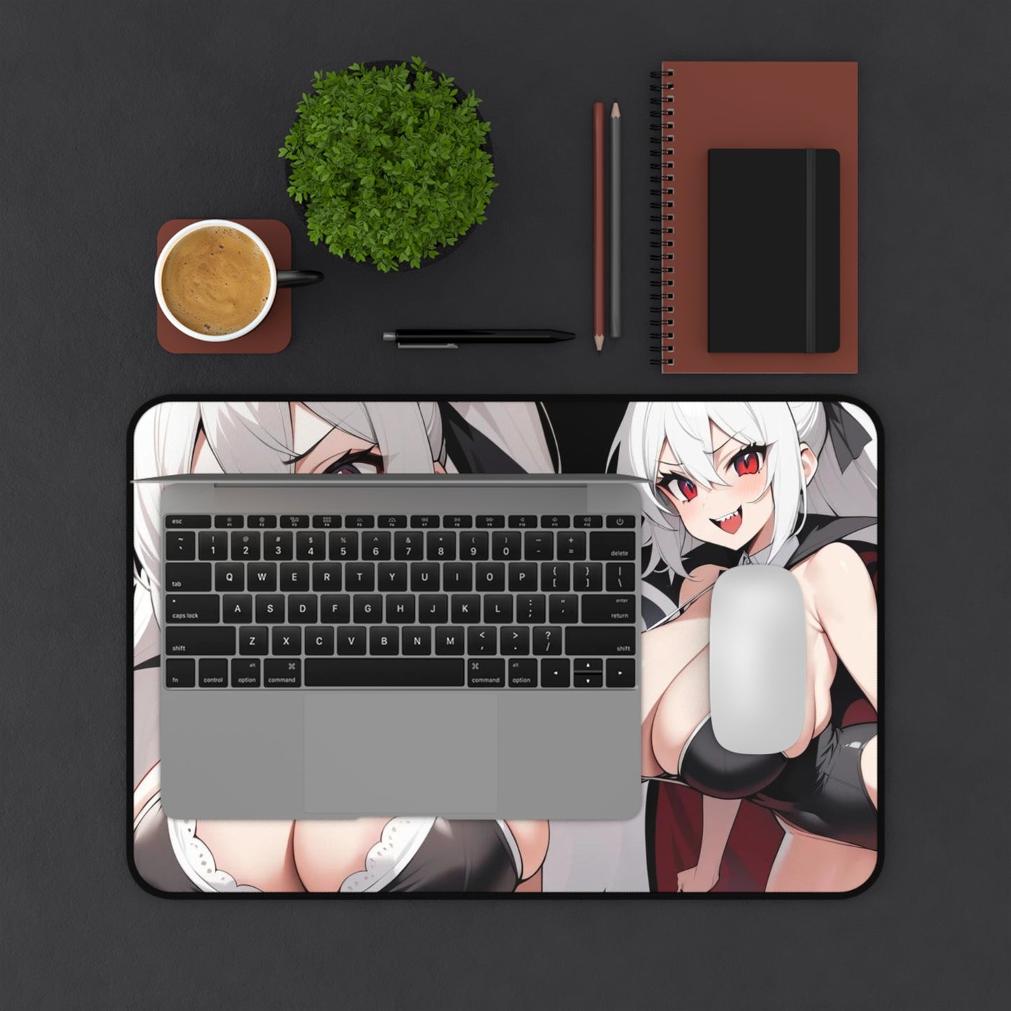 Anime Girl in Swimsuit Desk Mat