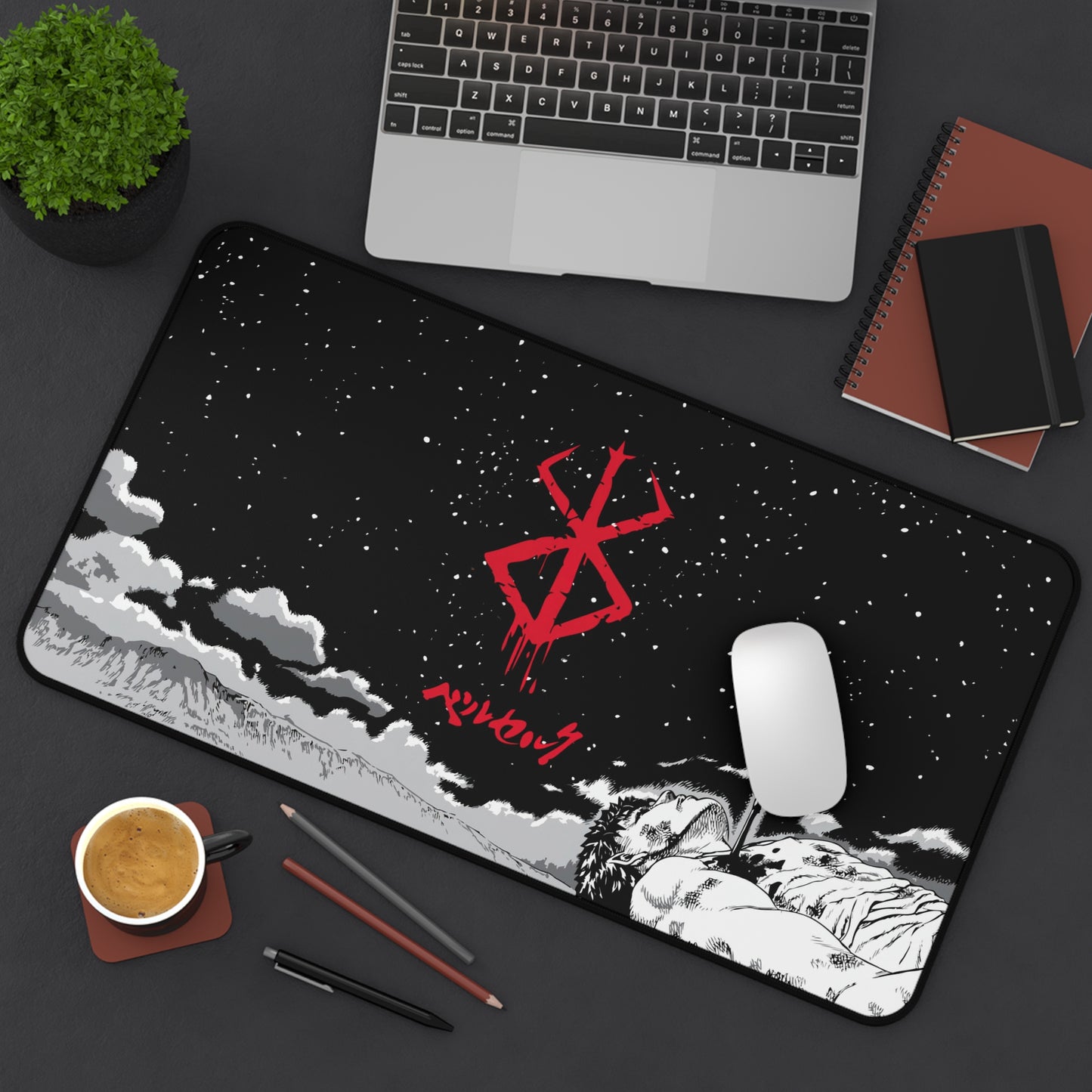 Anime Guts Berserk Night Gaming Desk Mat