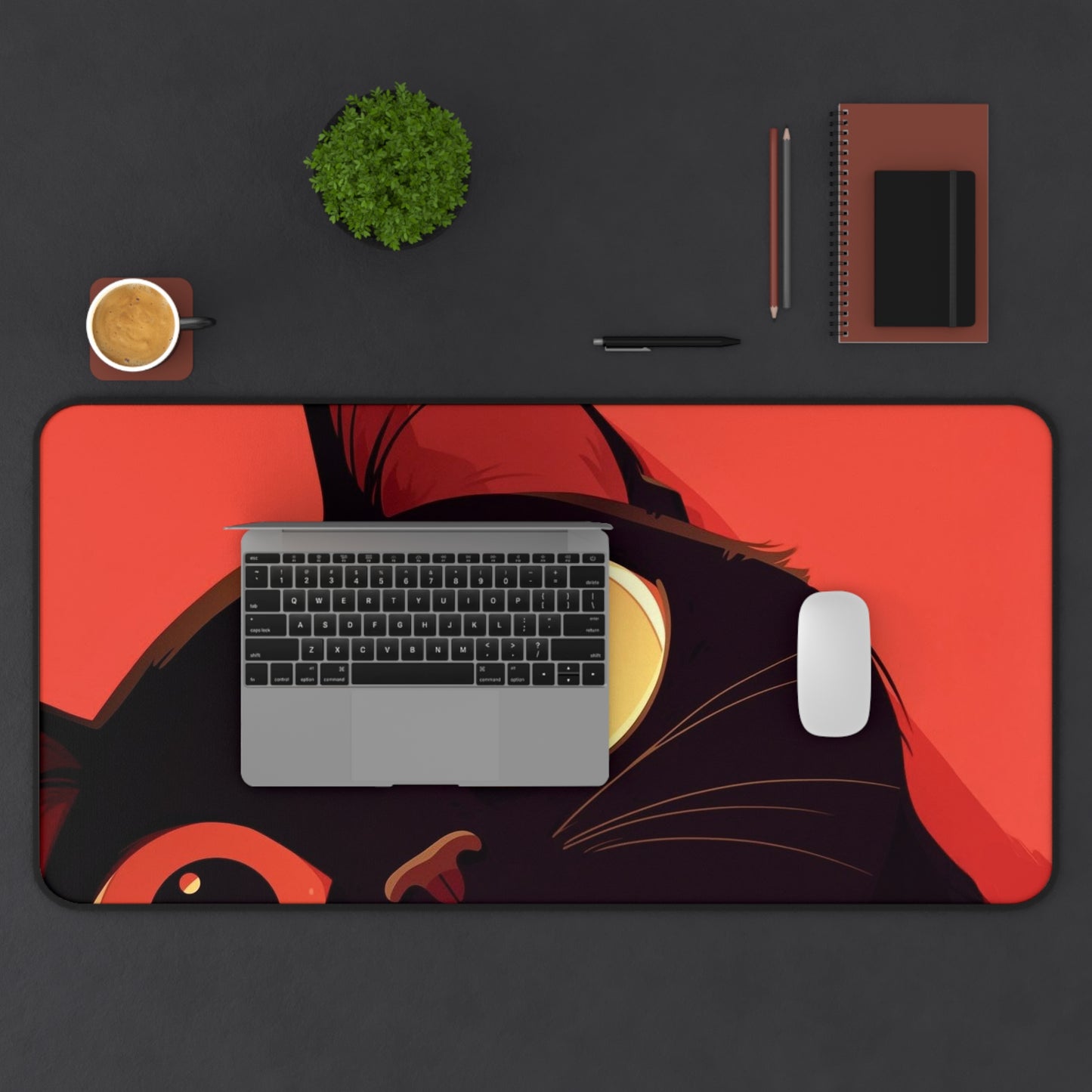 Cute Kitty Desk Mat
